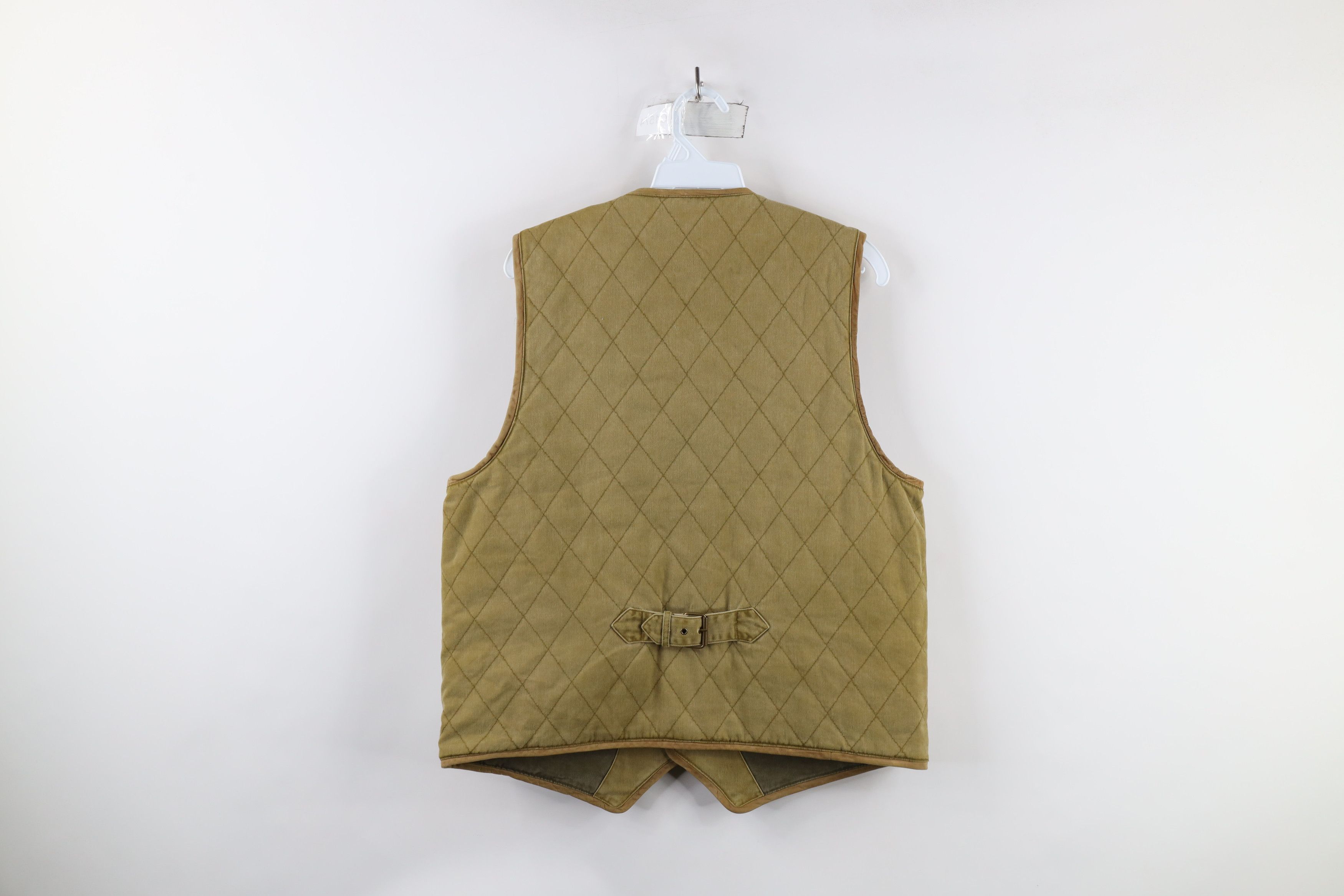 Vintage Vintage 90s Streetwear Stonewash Quilted Button Vest Jacket Size US S / EU 44-46 / 1 - 11 Thumbnail
