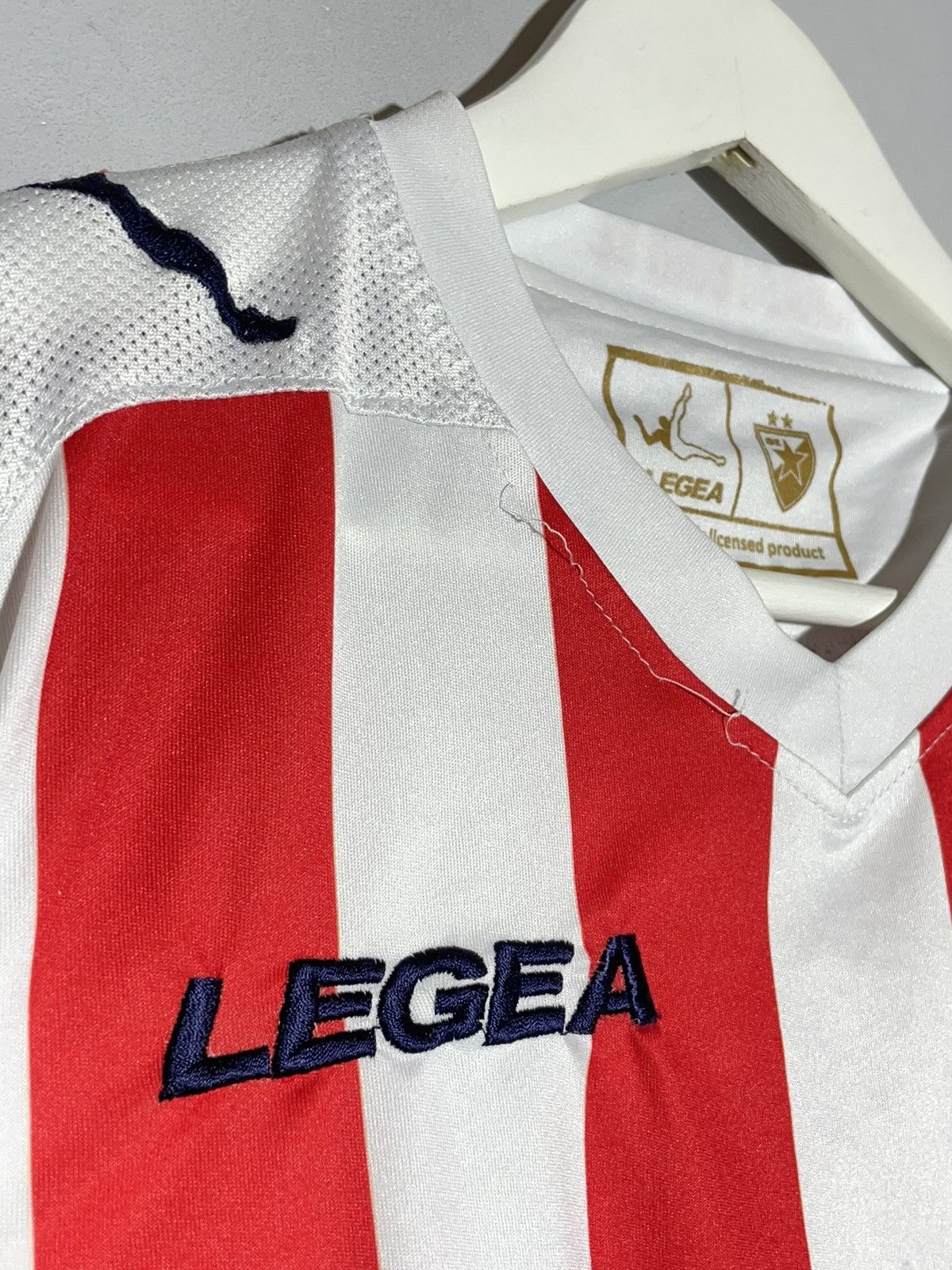 Other Red Star Belgrade 2012/13 Home Legea Football Shirt Size US M / EU 48-50 / 2 - 3 Thumbnail