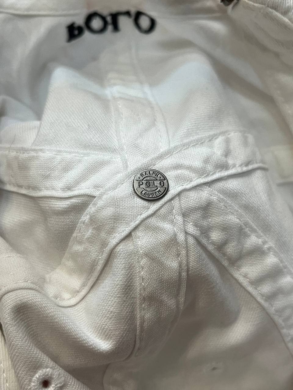 Polo Ralph Lauren Ralph Lauren #3 Big Pony White Cap Embroidery Leather Strap Size ONE SIZE - 7 Thumbnail