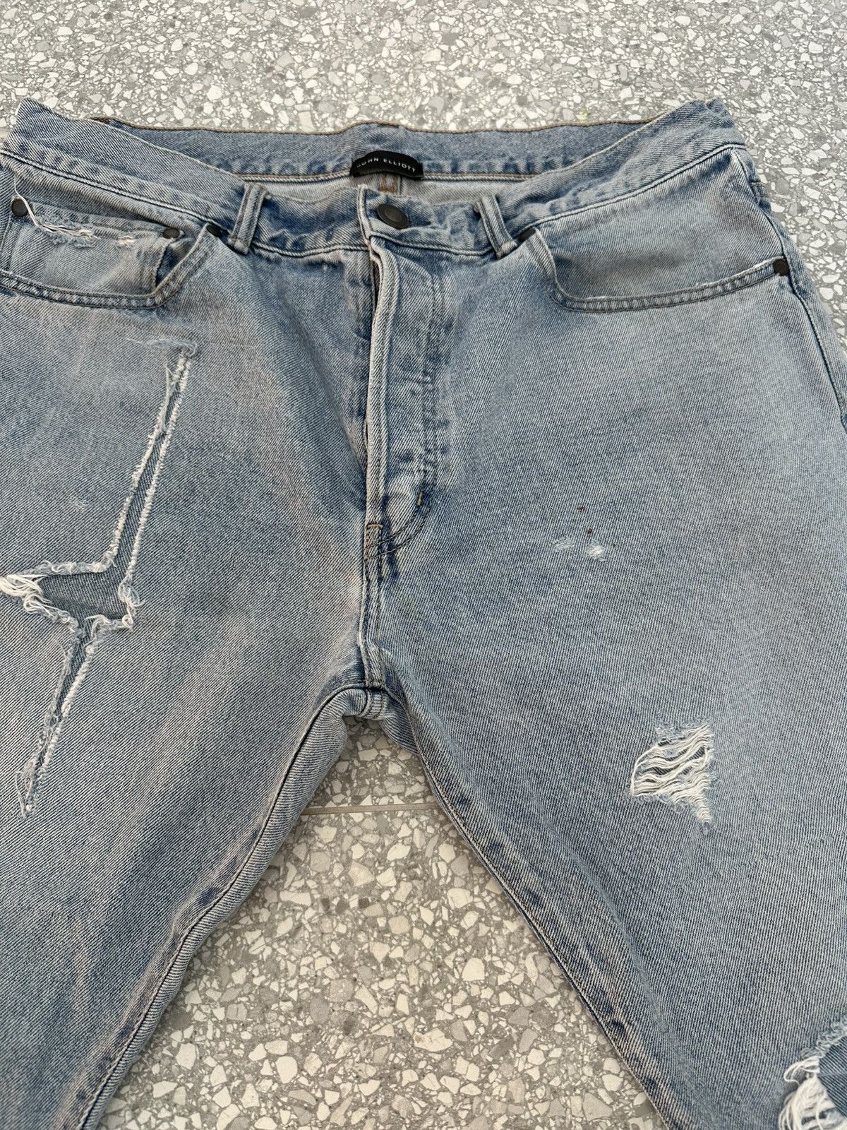 John Elliott Men’s John Elliot Jeans straight with some taper Size US 33 - 3 Thumbnail