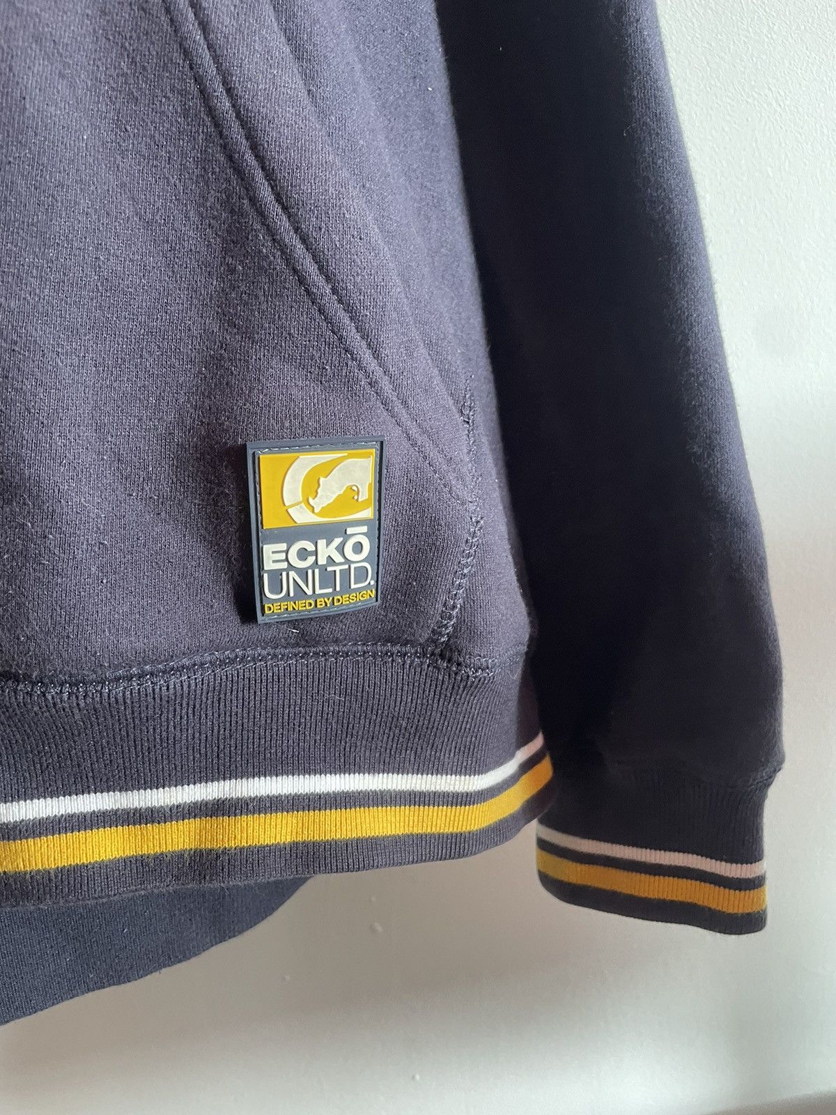 Ecko Unltd. × Vintage Vintage Ecko Untld Actual Big Logo Skate Zip Hoodie Y2K Size US L / EU 52-54 / 3 - 10 Thumbnail