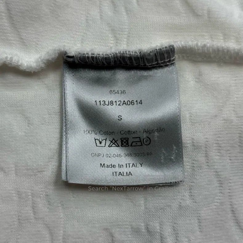 Dior Dior White full logo towel material short sleeves Size US S / EU 44-46 / 1 - 6 Thumbnail