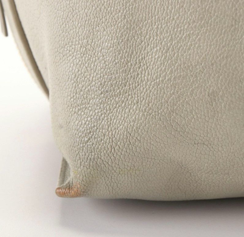 Chloe Chloé Dilan East-West Tote Bag in Pebbled Grey Leather Size ONE SIZE - 9 Thumbnail