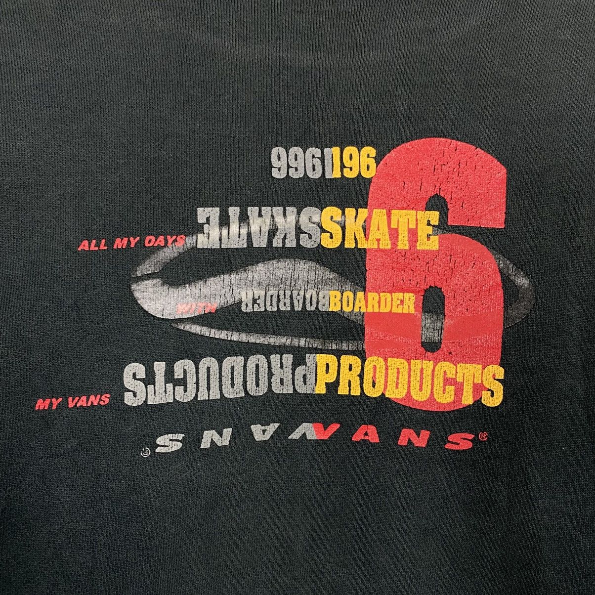 Japanese Brand Vintage Sweatshirt Vans Big Logo Size US M / EU 48-50 / 2 - 13 Thumbnail