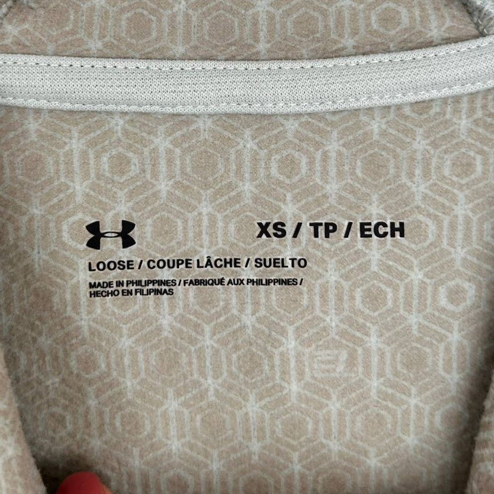 Under Armour Under Armour Light Green Loose Fit Twist Front Hoodie Sz XS Size XS / US 0-2 / IT 36-38 - 2 Thumbnail