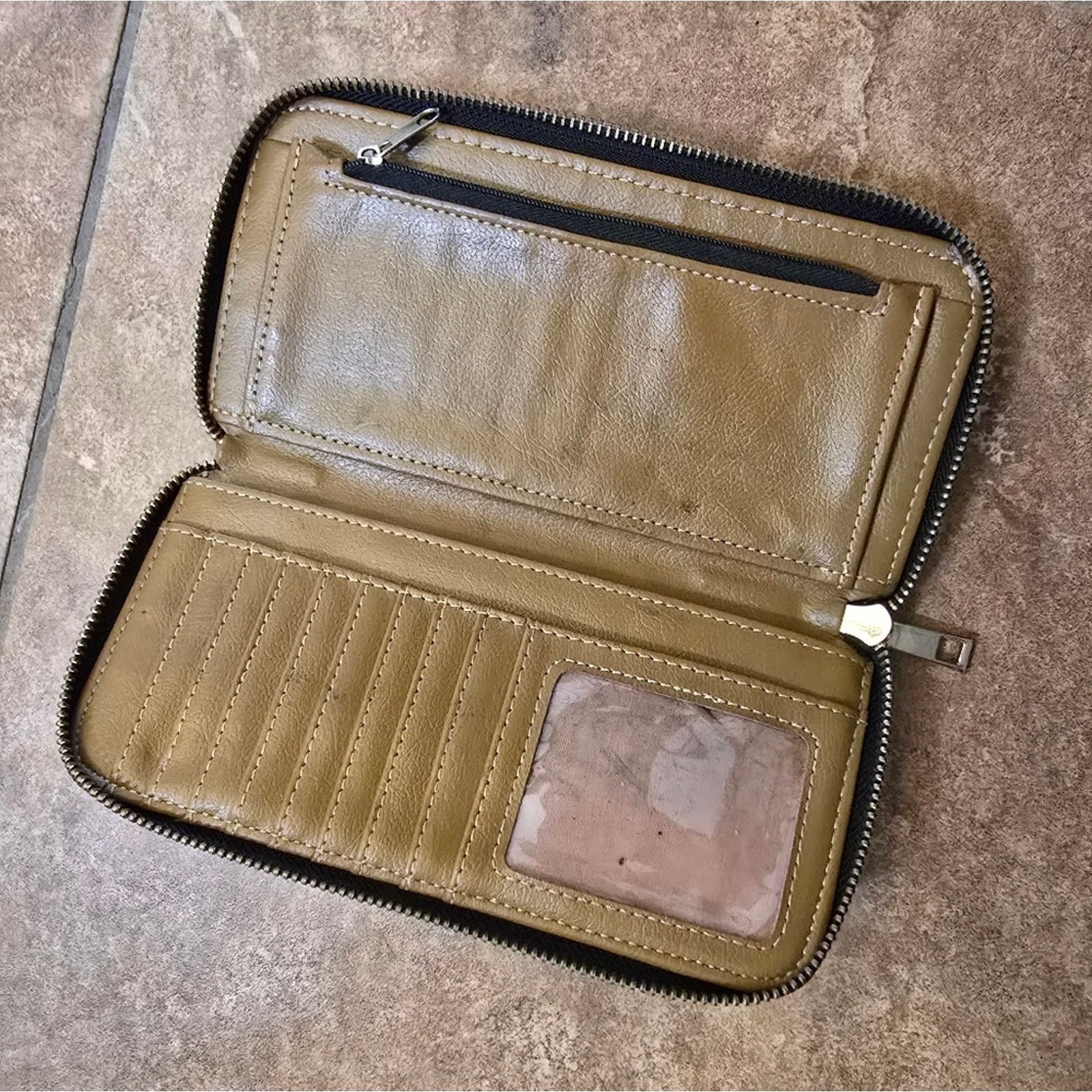 Other Tan Black Faux Leather Detailed Wallet Size ONE SIZE - 3 Thumbnail