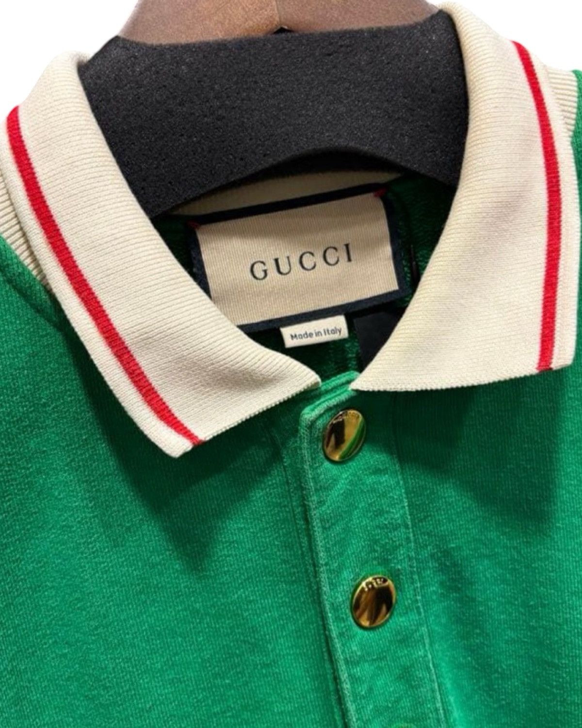 Gucci Apple Embroidery Logo Polo T-Shirt Size US M / EU 48-50 / 2 - 6 Thumbnail