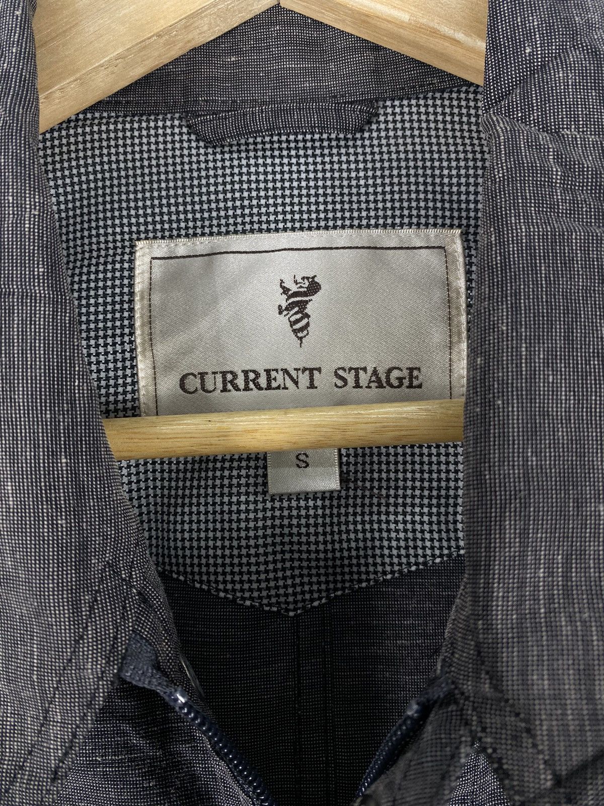 Japanese Brand Vintage 90s Casual Work Zipper Jacket by Current Stage Size US M / EU 48-50 / 2 - 14 Thumbnail