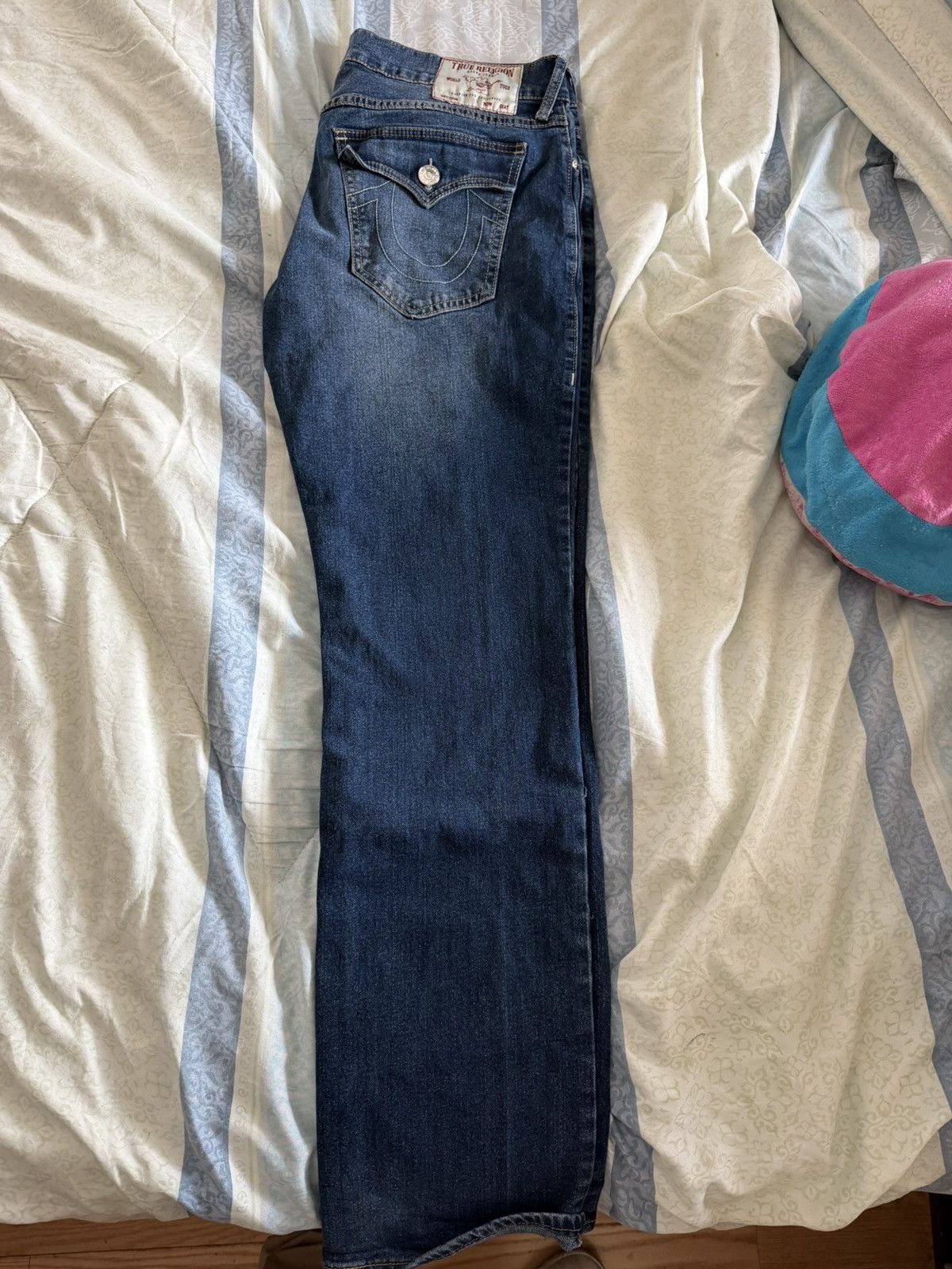 True Religion True religion RICKY SN FLAP STRAIGHT jeans Size US 34 / EU 50 - 2 Thumbnail