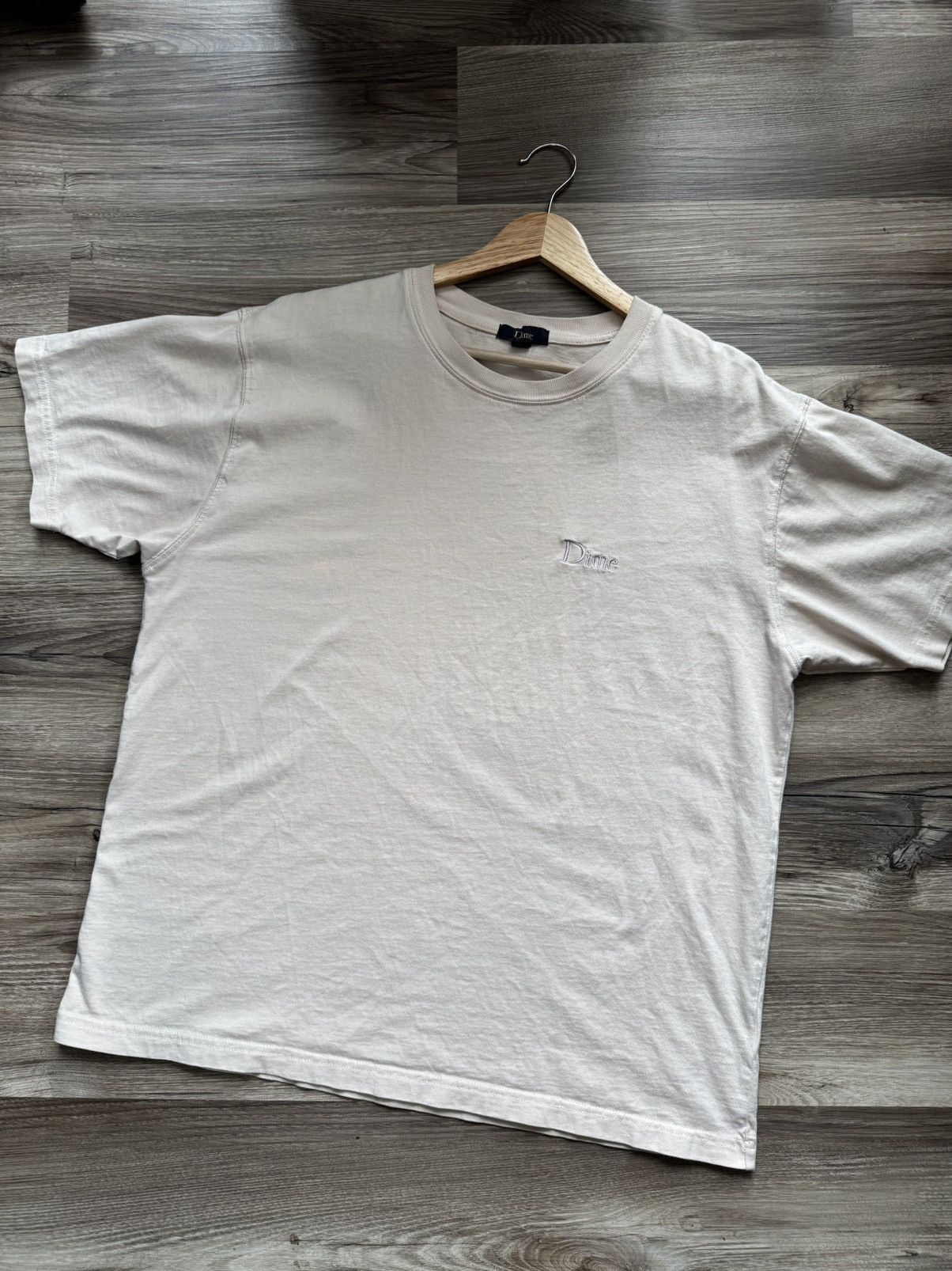 Dime Dime Cursive Power T-Shirt White | Grailed