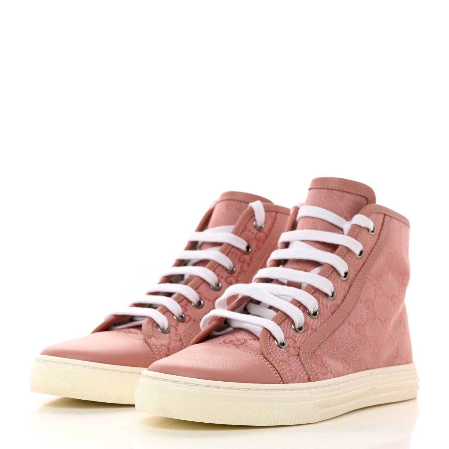 Gucci Gucci GG Canvas “Soft Pink” High-Top Sneakers Size 7.5 US Size US 7.5 / IT 37.5 - 2 Thumbnail
