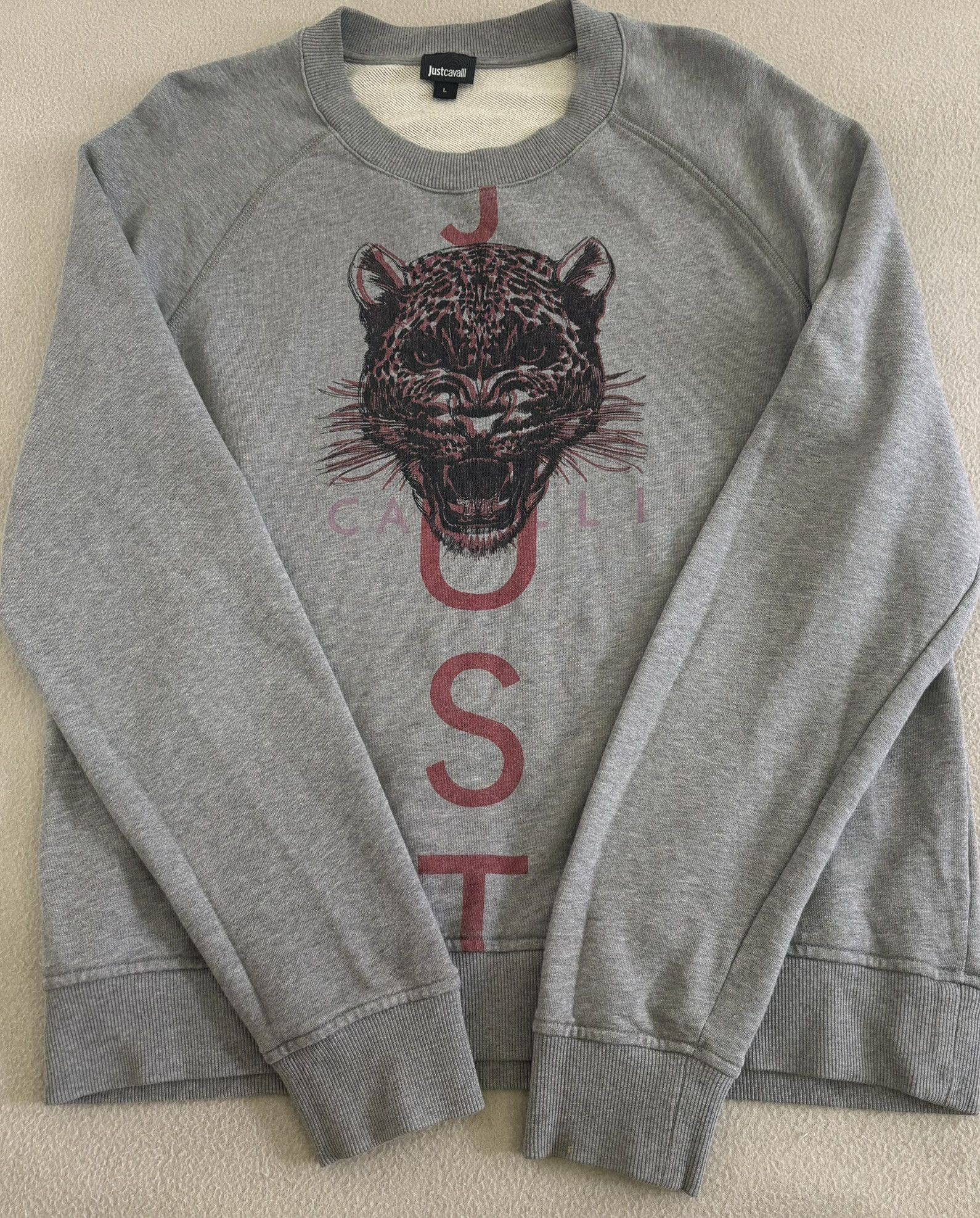 Just Cavalli Just Cavalli Gray sweatshirt Extra Large Size US XL / EU 56 / 4 - 10 Thumbnail