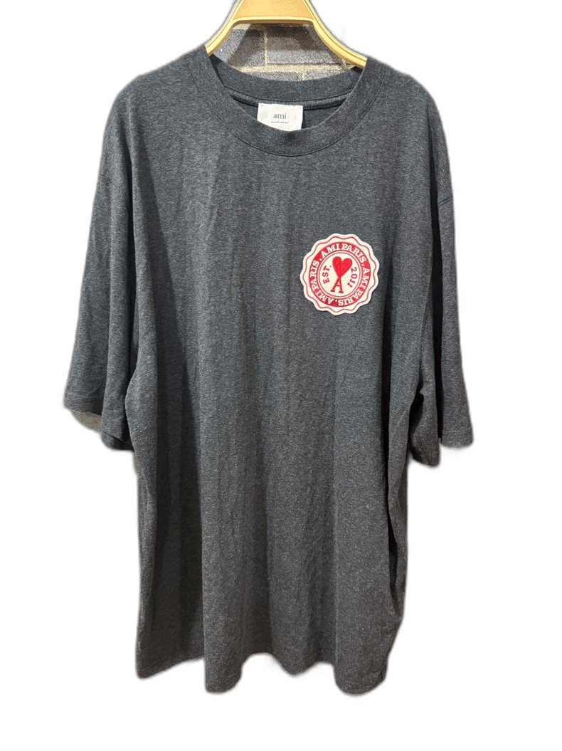 AMI ami gray short sleeve tee-2508 Size US L / EU 52-54 / 3 - 1 Thumbnail