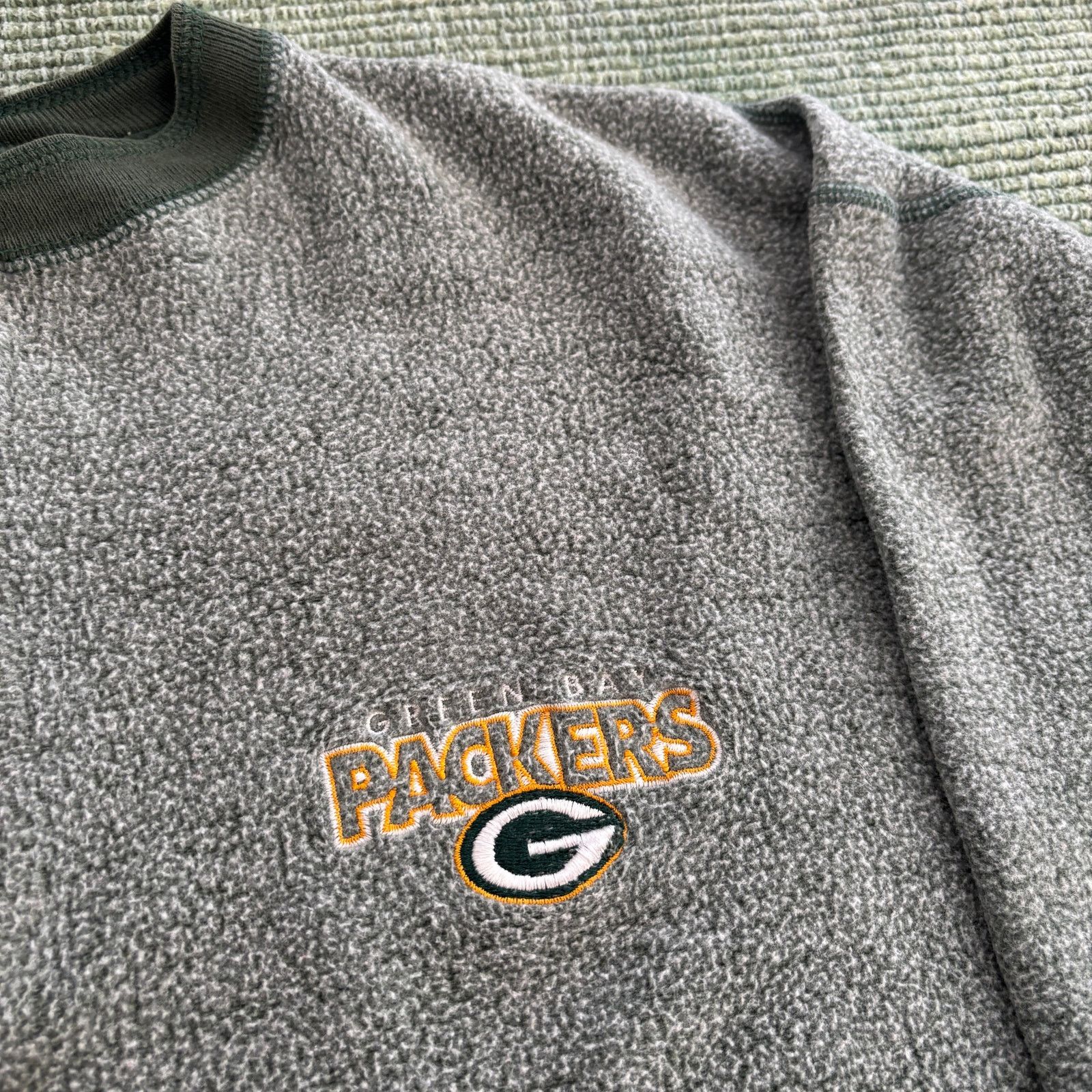 NFL × Vintage Vintage Green Bay Packers embroidered henley sweatshirt XL Size US XL / EU 56 / 4 - 3 Thumbnail
