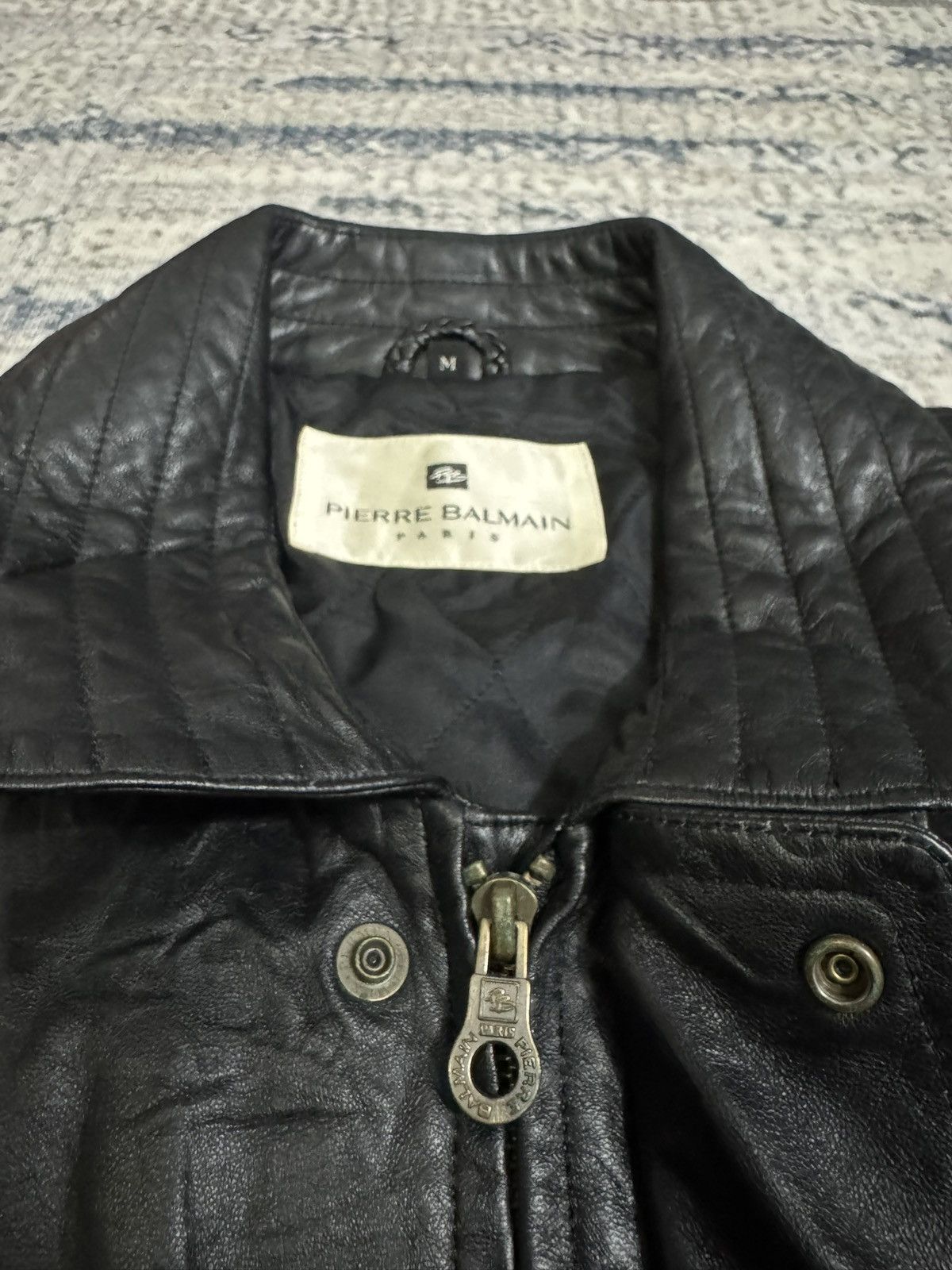 Pierre Balmain Vintage Pierre Balmain leather jacket Size US M / EU 48-50 / 2 - 7 Thumbnail