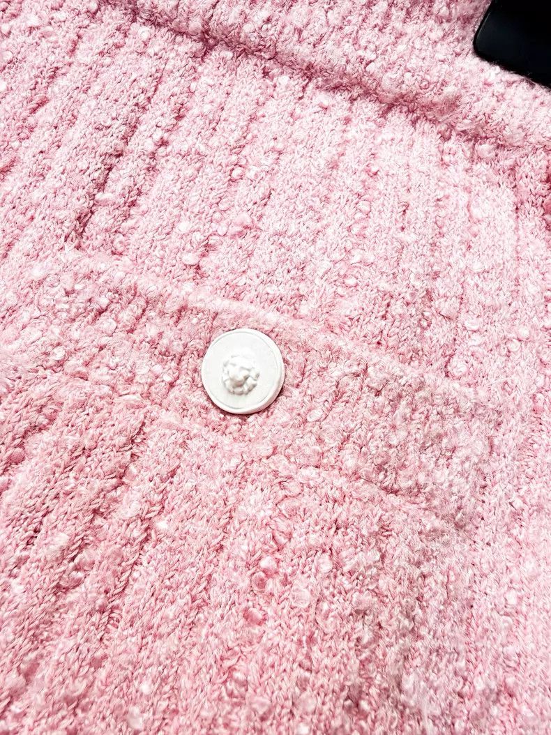 Chanel Chanel Knitted skirt with white edge and short skirt Size 26" / US 2 / IT 38 - 4 Thumbnail