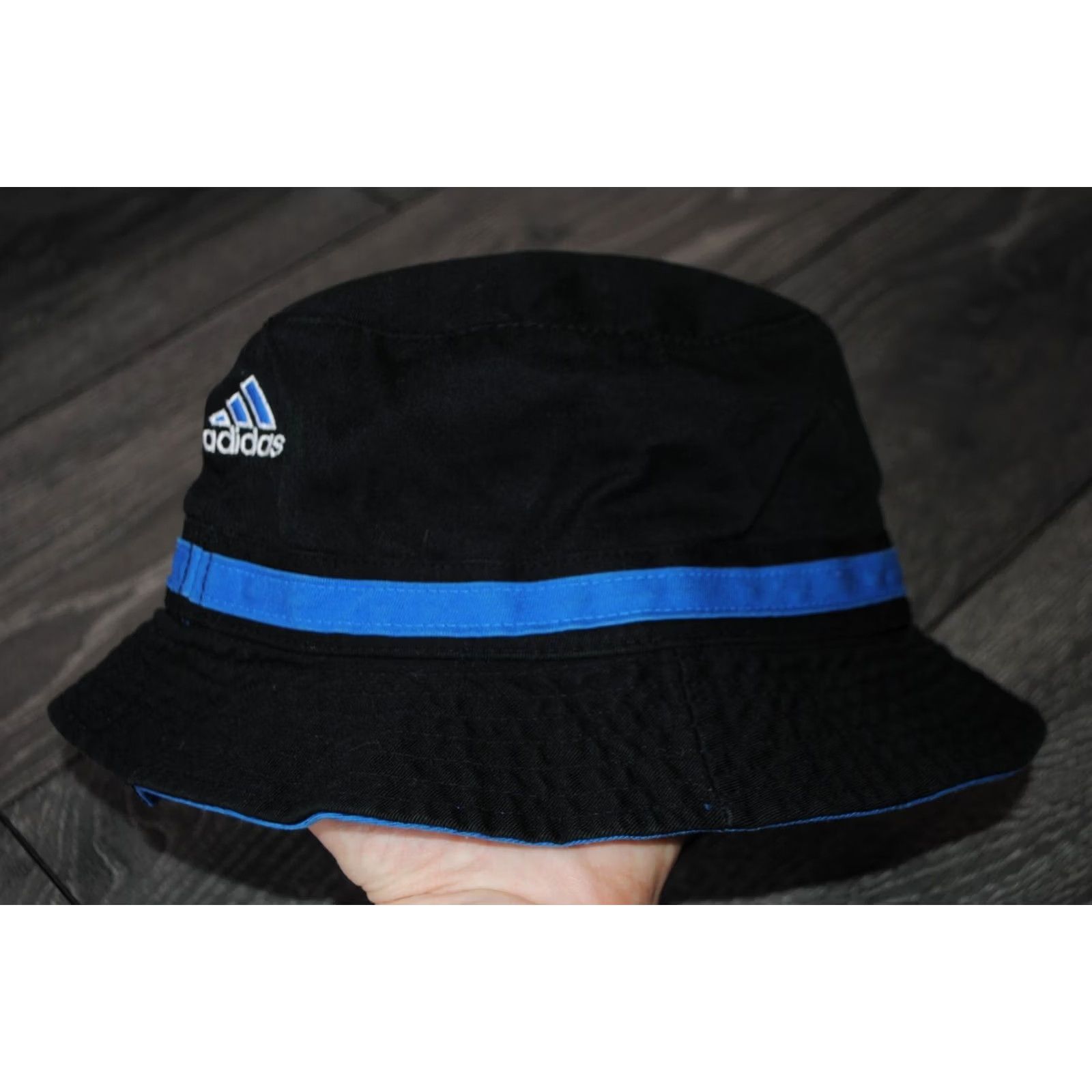 Adidas VINTAGE Adidas Newcastle United FC Bucket Hat Black Medium Sized Adult Mens OFFICIAL ADIDAS 2000S Holiday? Size ONE SIZE - 4 Thumbnail