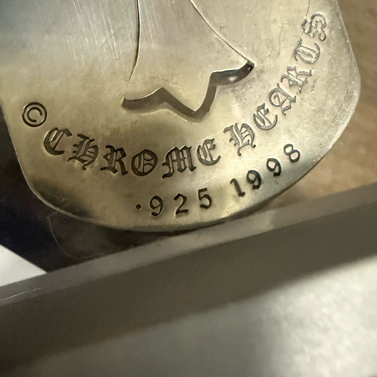 Chrome Hearts Chrome Hearts Medium Cross Dog Tag Square Tag Size ONE SIZE - 3 Thumbnail