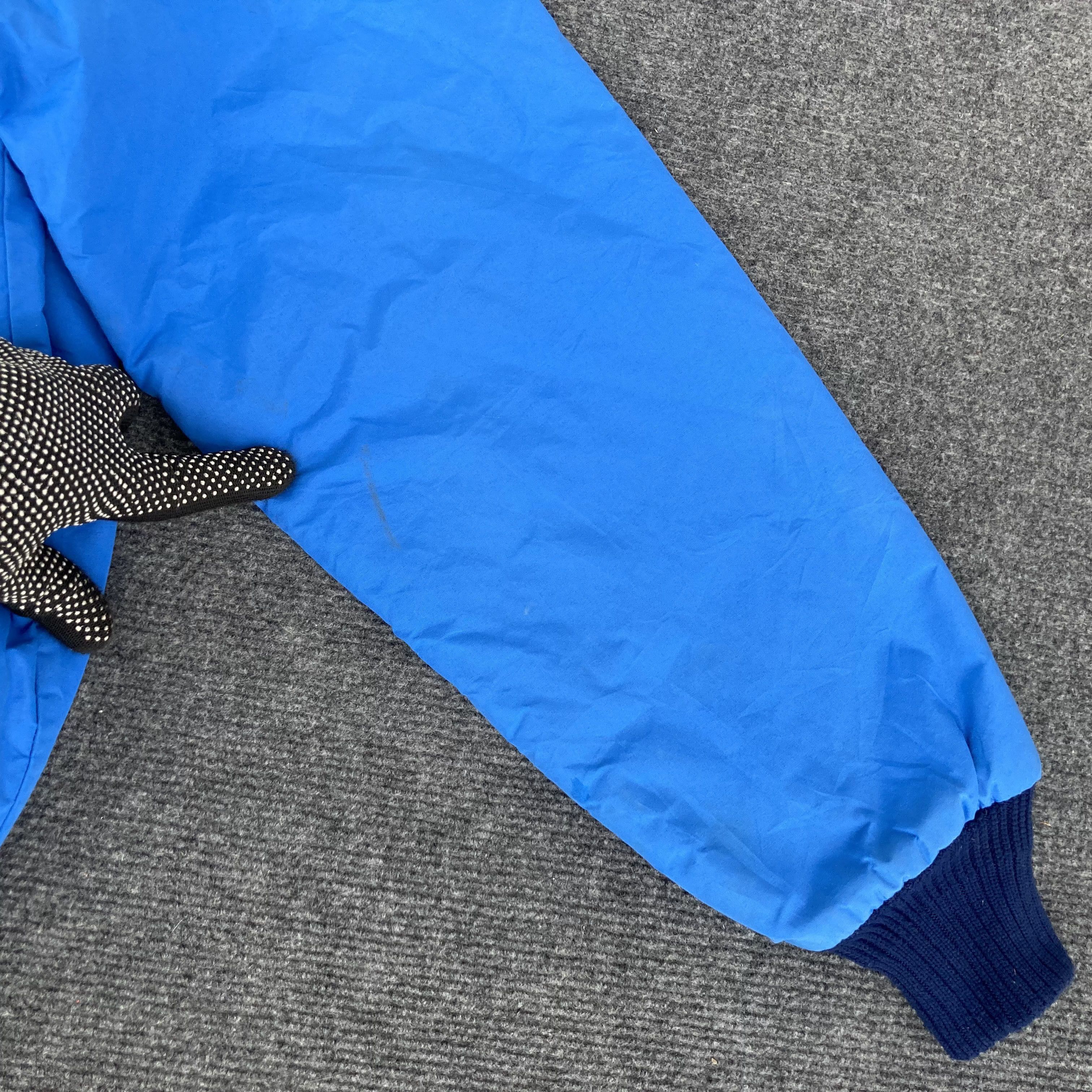 Patagonia × Vintage Vtg Patagonia Sherpa Lining Blue Bomber Jacket Size US M / EU 48-50 / 2 - 10 Thumbnail