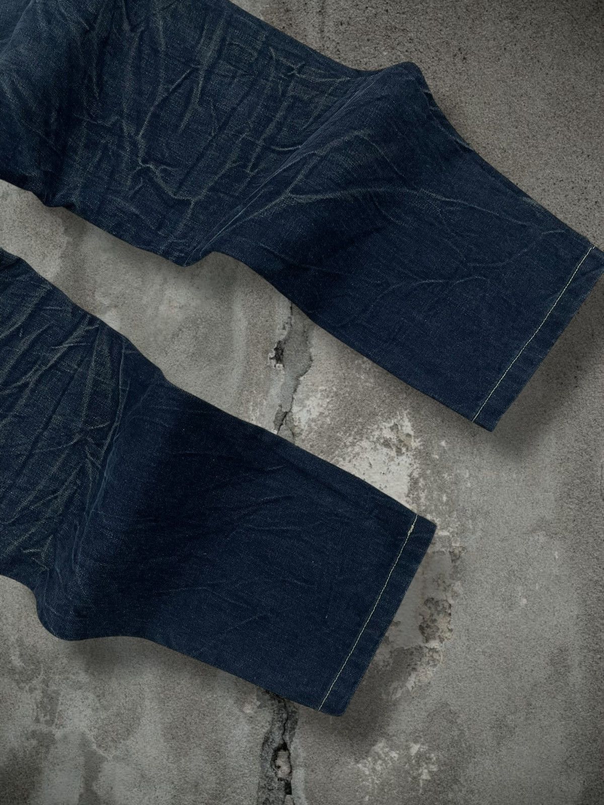 Japanese Brand Vintage Authentic Designer Japan Rapanui Distressed Denim Size US 29 - 13 Thumbnail