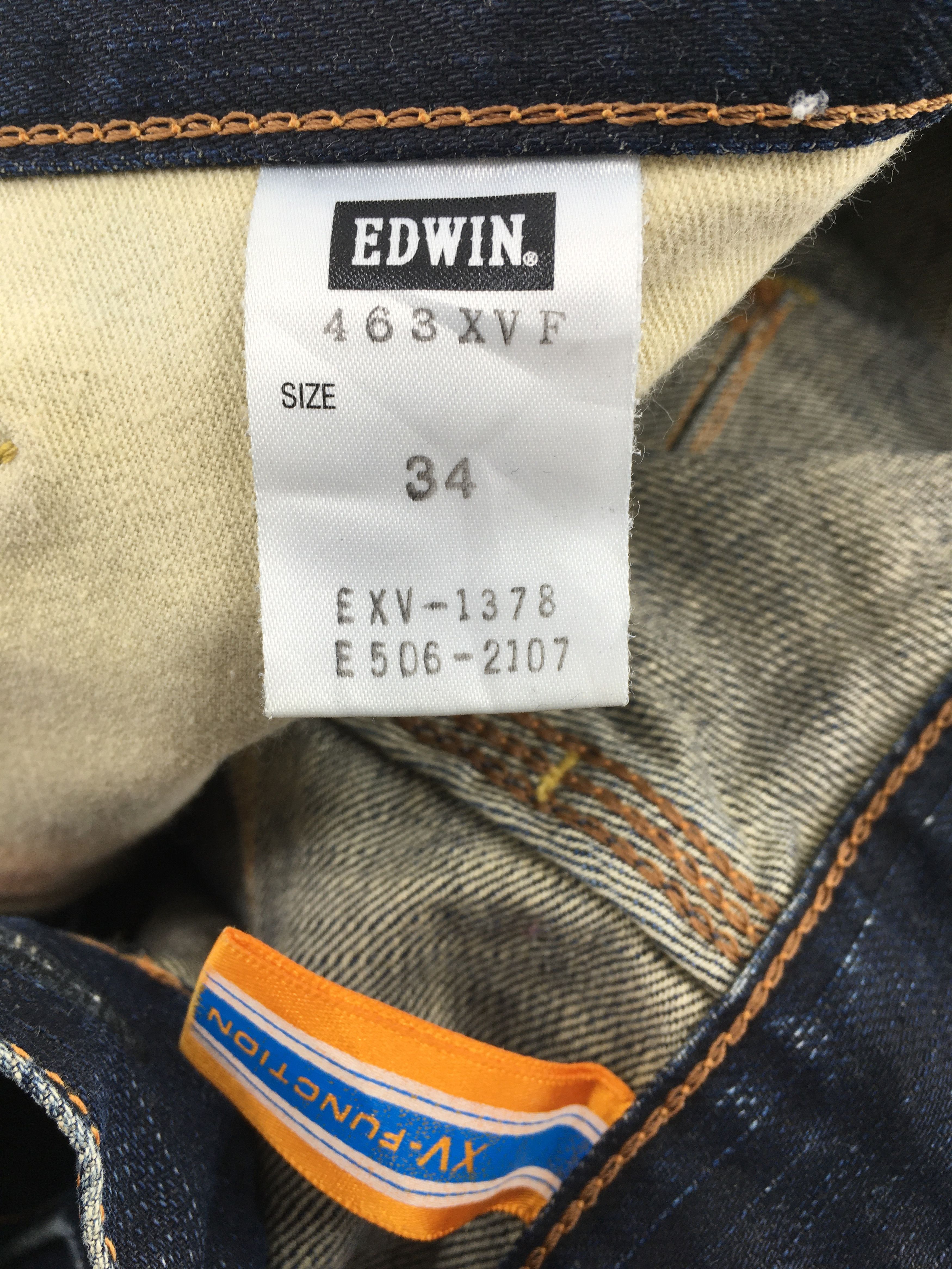 Edwin Size 35x30 Vintage Edwin XV-Function Twisted Leg Jeans S1728 Size US 35 - 12 Thumbnail