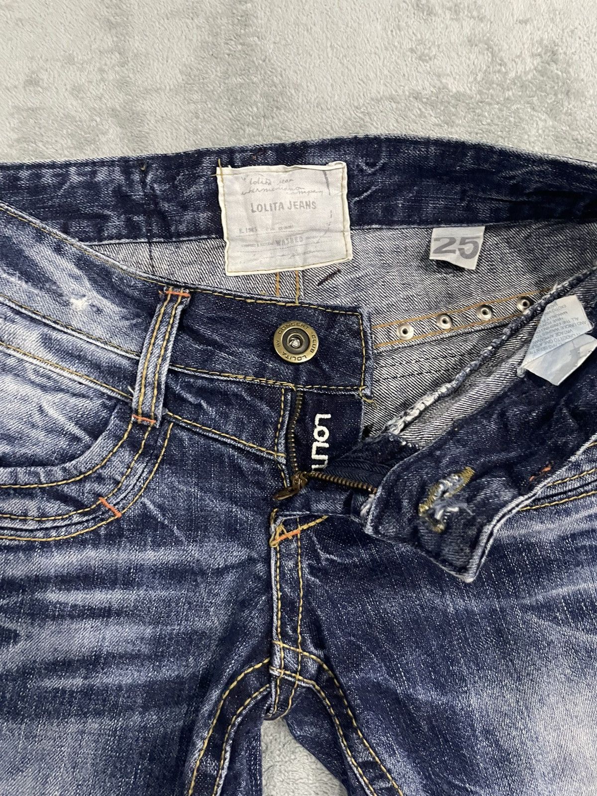 Le Grande Bleu (L.G.B.) Lolita Club By Concert Club Bootcut Denim Jeans Size US 28 / EU 44 - 12 Thumbnail