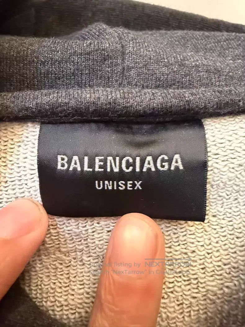 Balenciaga Balenciaga Patchwork Hooded Single Breasted Loose Casual D Size US M / EU 48-50 / 2 - 3 Thumbnail