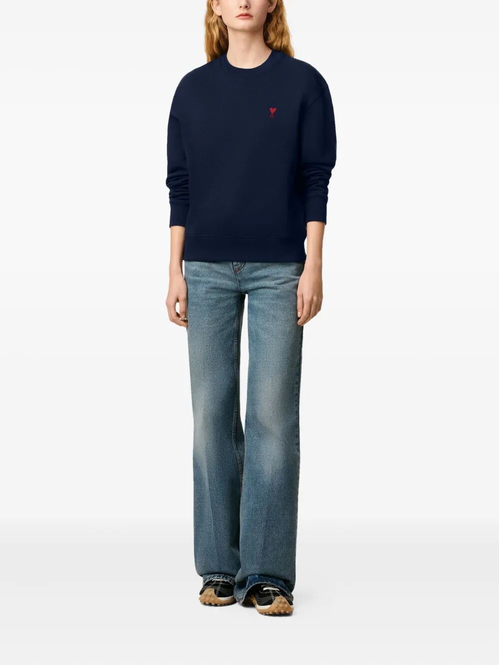 AMI RED "AMI DE COEUR" SWEATSHIRT Size L / US 10 / IT 46 - 1 Thumbnail