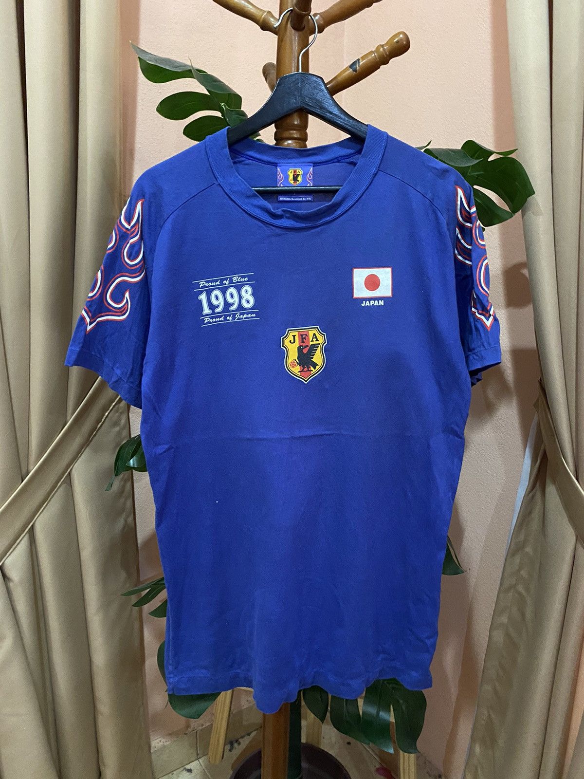 Vintage Japan National Football Team 1998 T-Shirt - Retro JFA Size US M / EU 48-50 / 2 - 1 Thumbnail