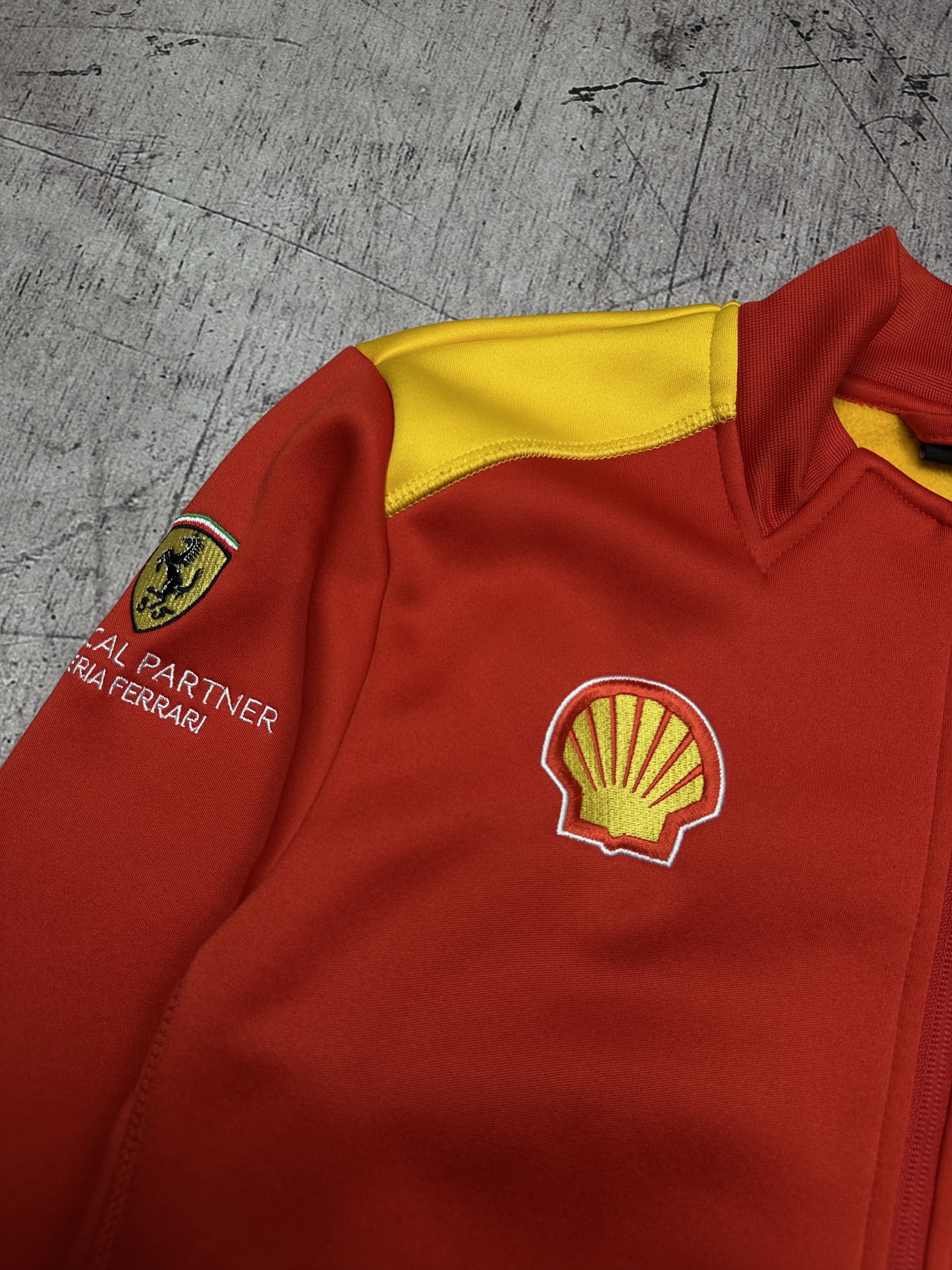 Ferrari Shell Ferrari Team Vintage Mens Track Top Jacket Size US S / EU 44-46 / 1 - 4 Thumbnail