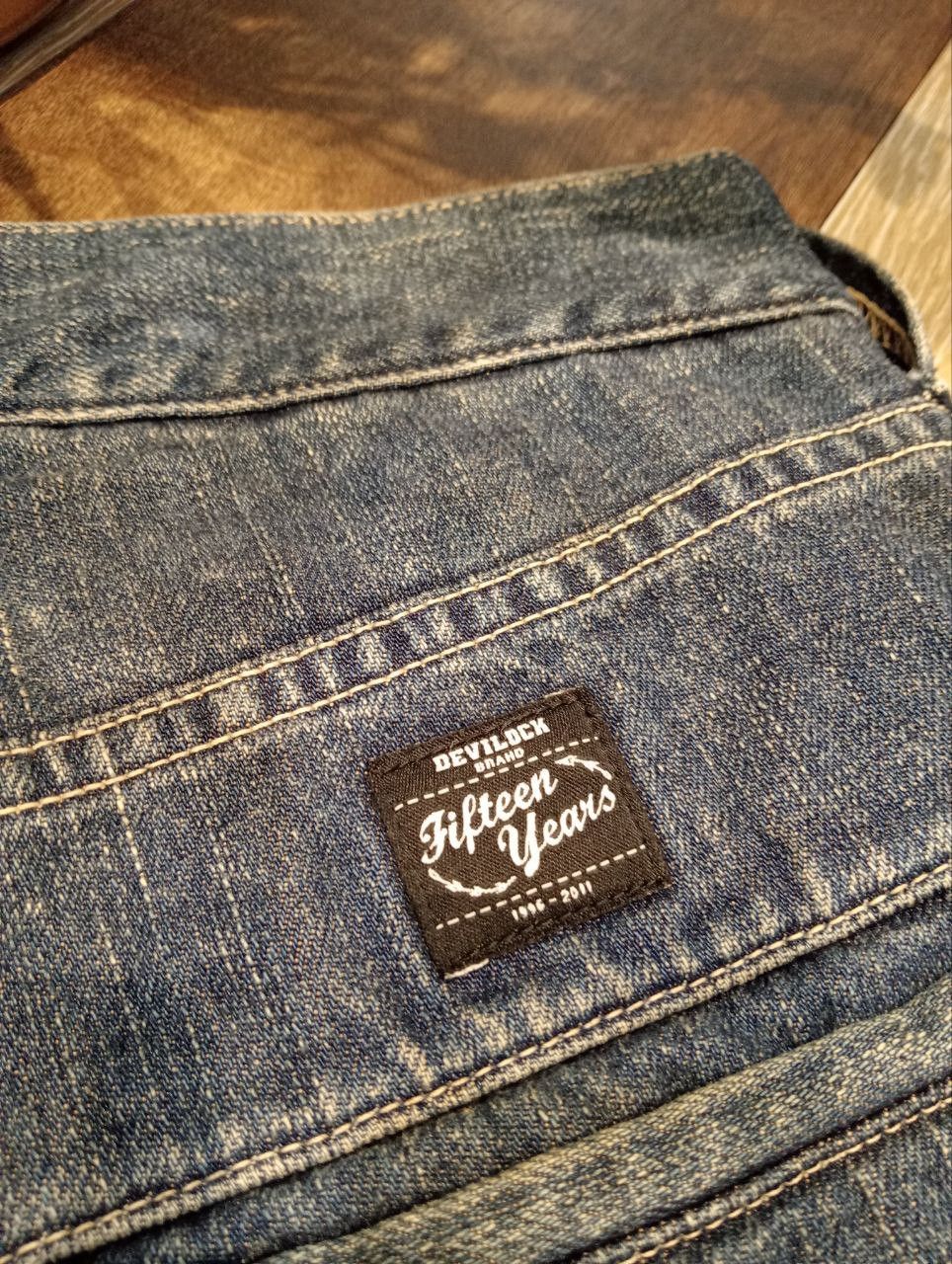 Devilock VINTAGE DEVILOCK JAPAN DROP CROTCH DENIM SHORTPANTS - SIZE M Size US 32 / EU 48 - 7 Thumbnail
