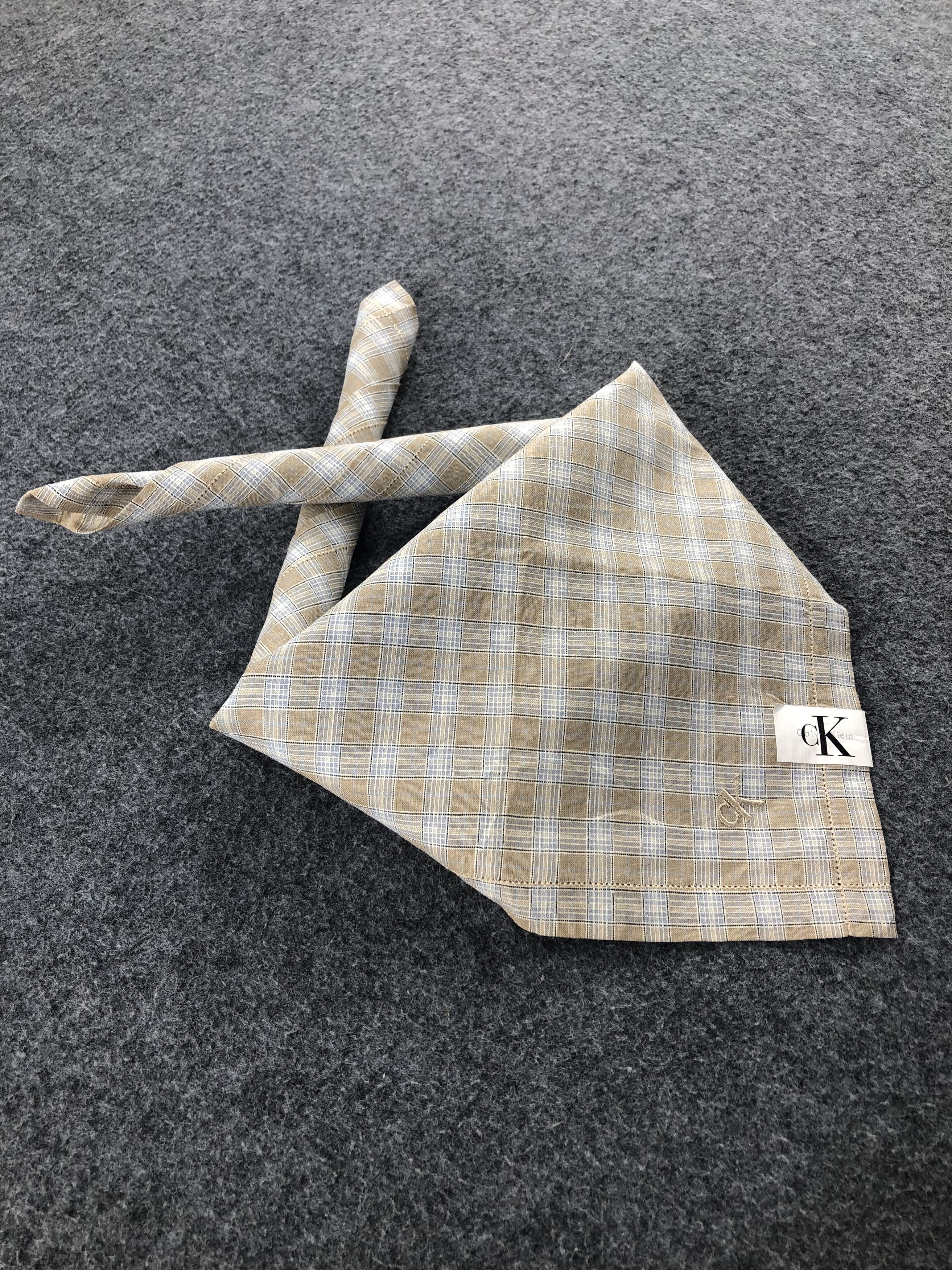 Calvin Klein × Vintage Calvin Klein Handkerchief / Bandana / Neckerchief Size ONE SIZE - 2 Thumbnail