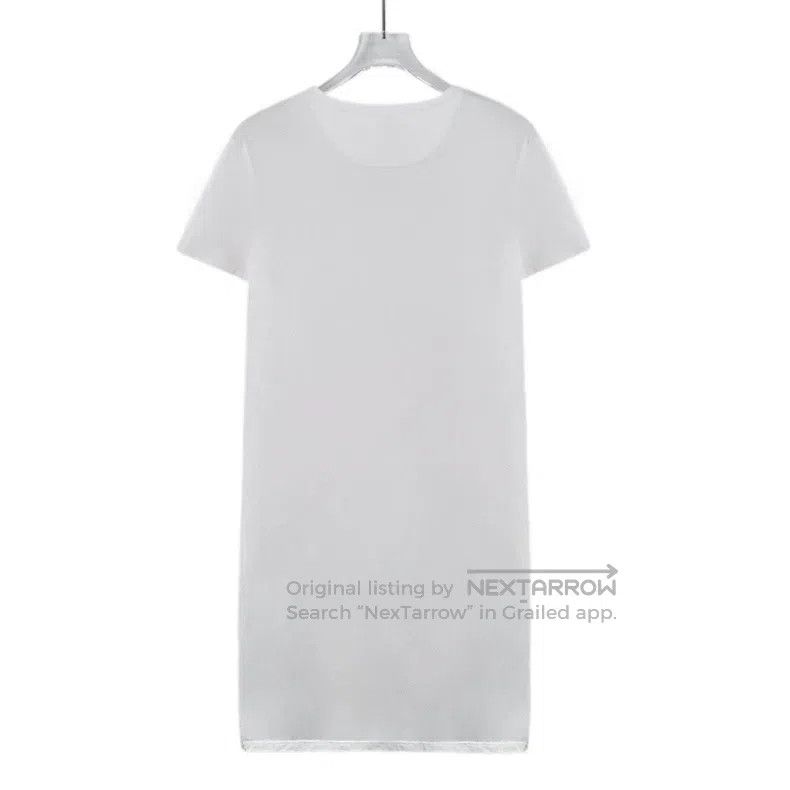 Hermes Hermes White Pocket Embroidered Cotton Round Neck Short Sl Size XS / US 0-2 / IT 36-38 - 2 Thumbnail