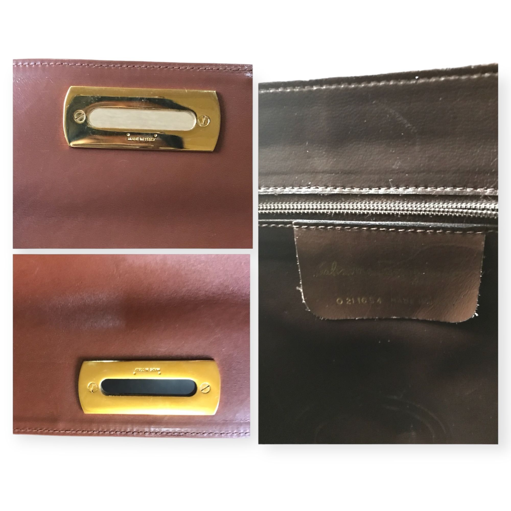 Salvatore Ferragamo Vintage Salvatore Ferragamo Gancini 2 way top handle bag Size ONE SIZE - 12 Thumbnail
