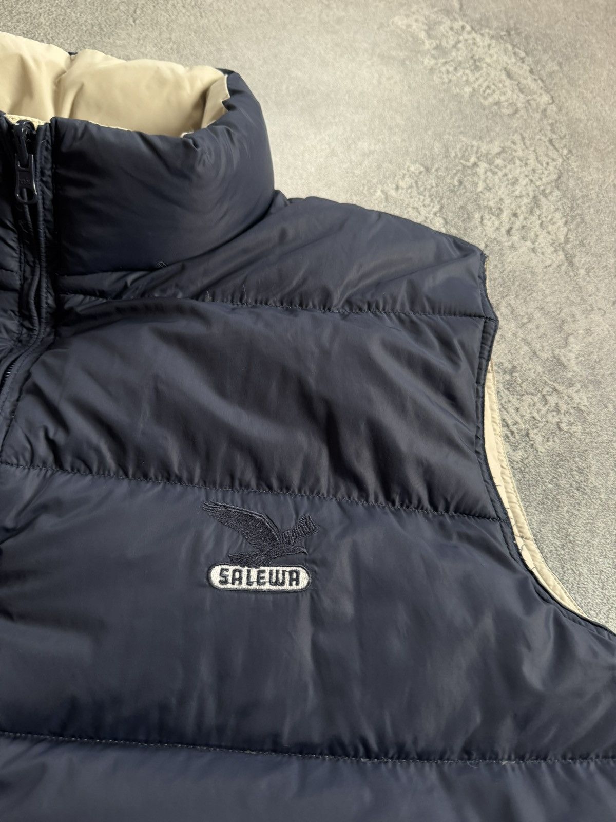 SALEWA Salewa L/size reversible down jacket vest sleeveless 00s Size US L / EU 52-54 / 3 - 7 Thumbnail