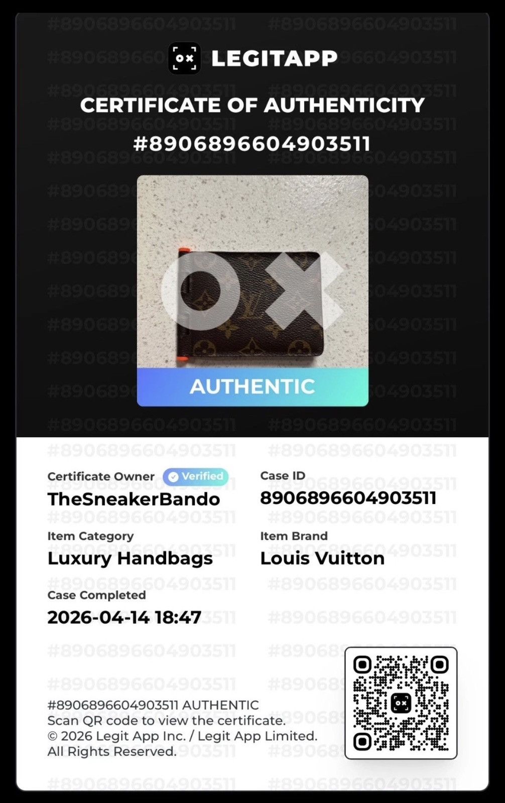Louis Vuitton Louis Vuitton Virgil Multiple Wallet Monogram Solar Ray Size ONE SIZE - 19 Thumbnail