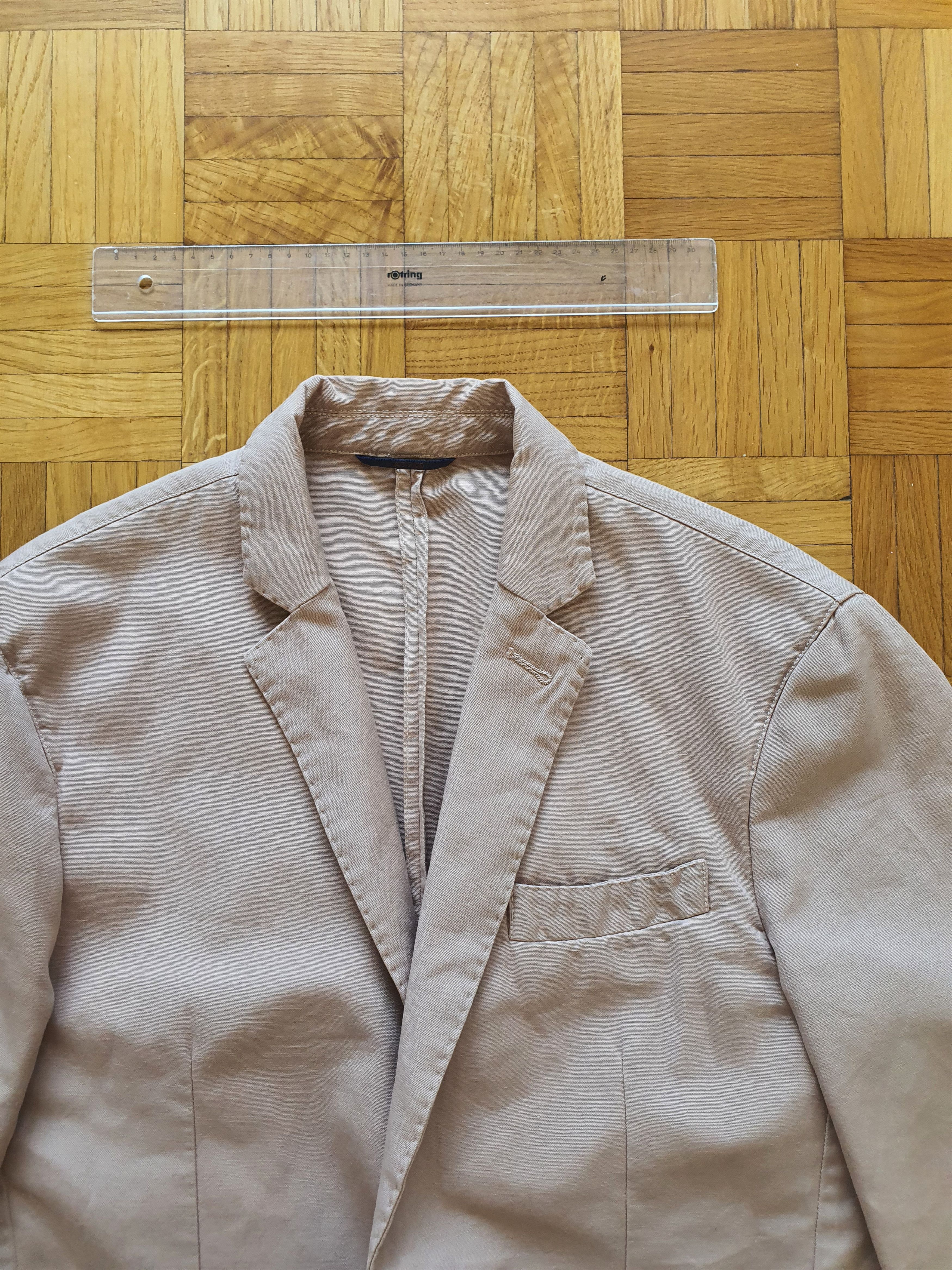 AT.P.CO ALAN Blazer Sports Coat - Slim, Stretch, Cotton-Linen Size 38R - 3 Thumbnail
