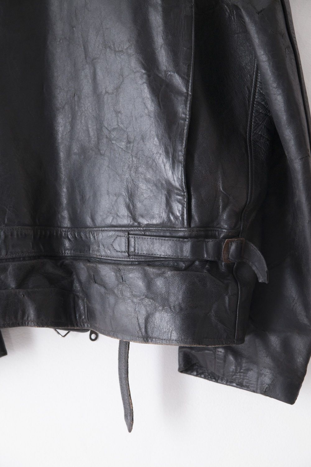 Vintage 1960's French leather rider jacket xx Size US M / EU 48-50 / 2 - 7 Thumbnail