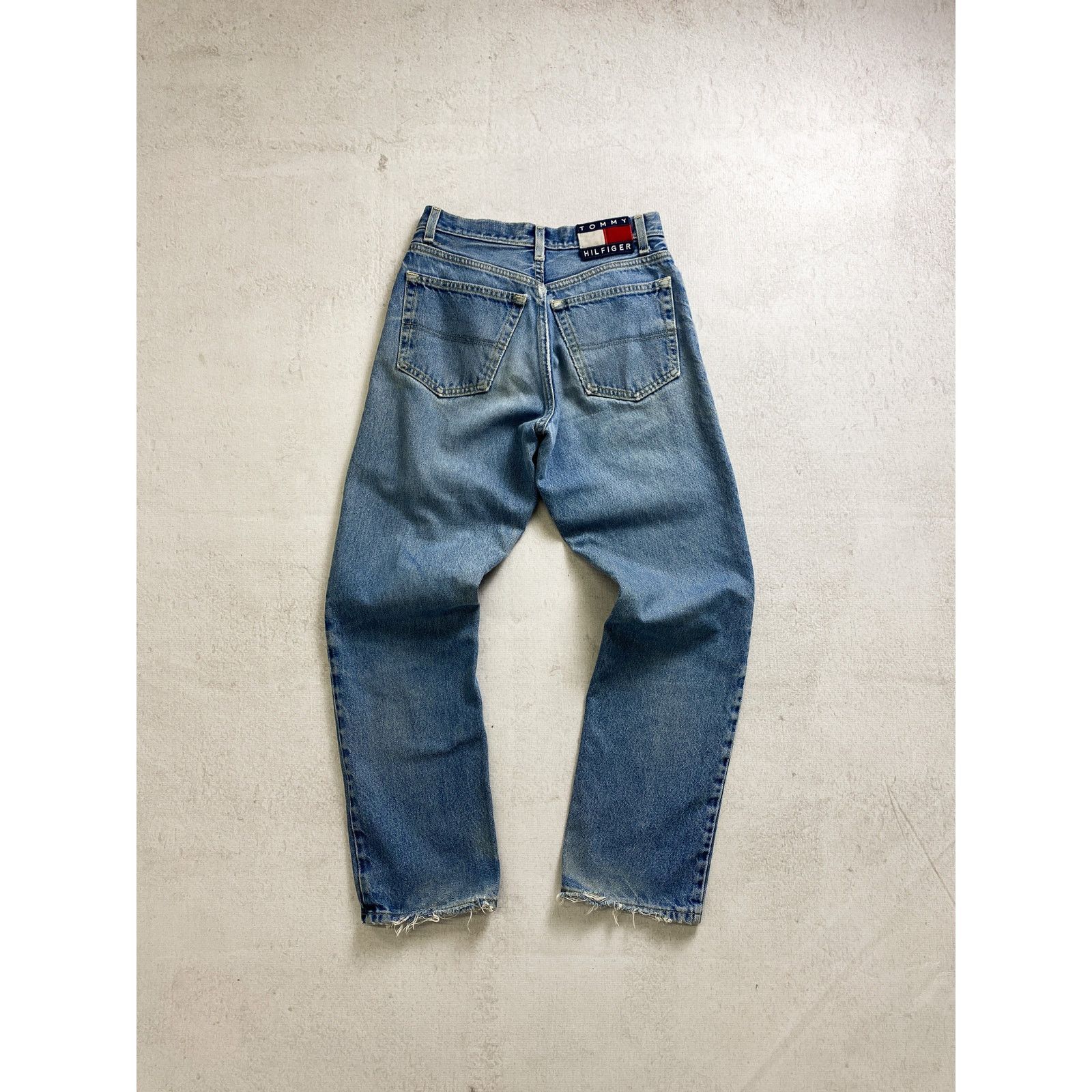 Tommy Hilfiger Vintage 90s Tommy Hilfiger Straight Leg Jeans - Womens 28x30 Size US 28 / EU 44 - 2 Thumbnail