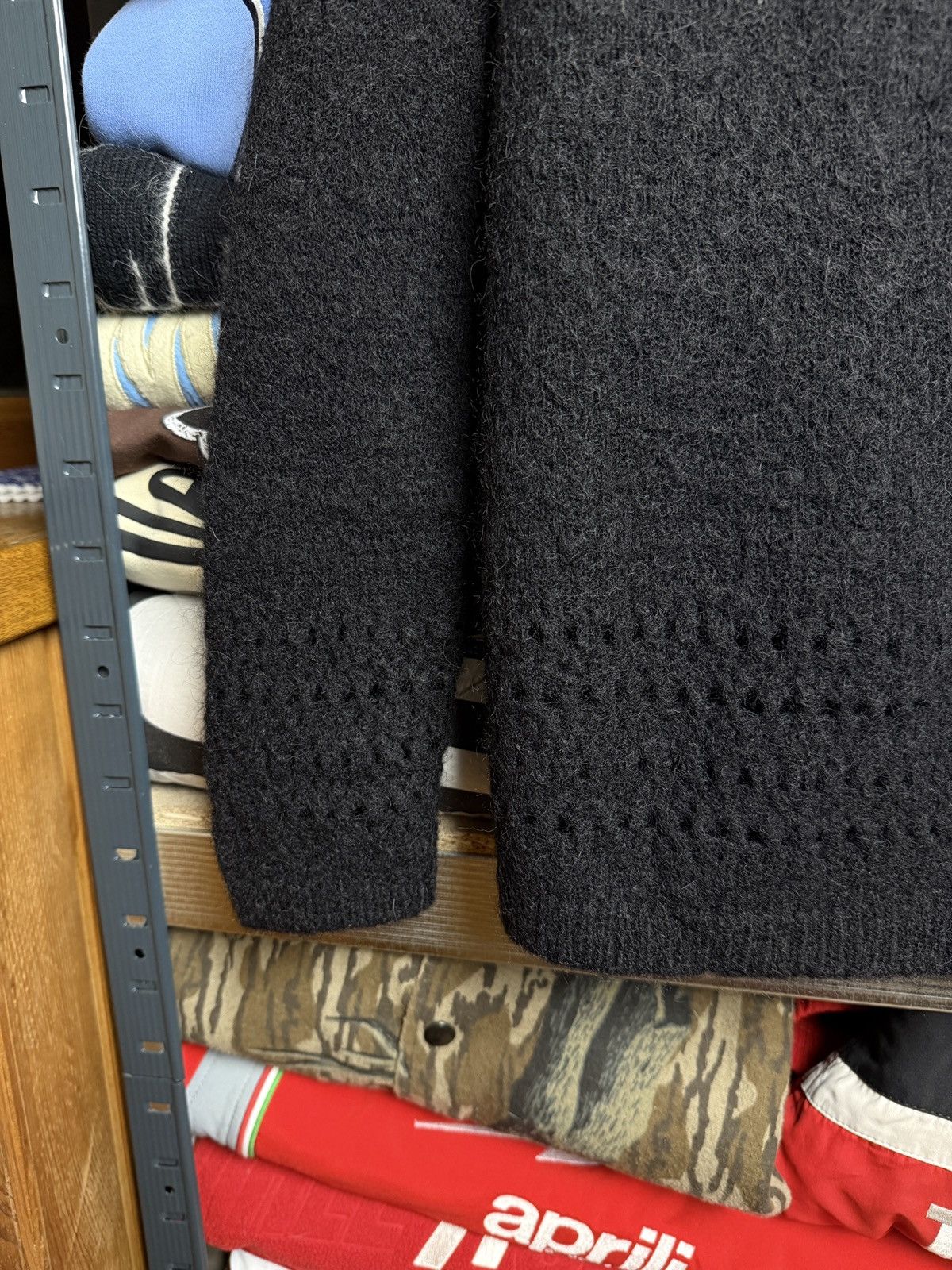 Sezane Sezane Hazel Jumper Burgundy Merino Wool Knit Button Cuff Size M / US 6-8 / IT 42-44 - 5 Thumbnail