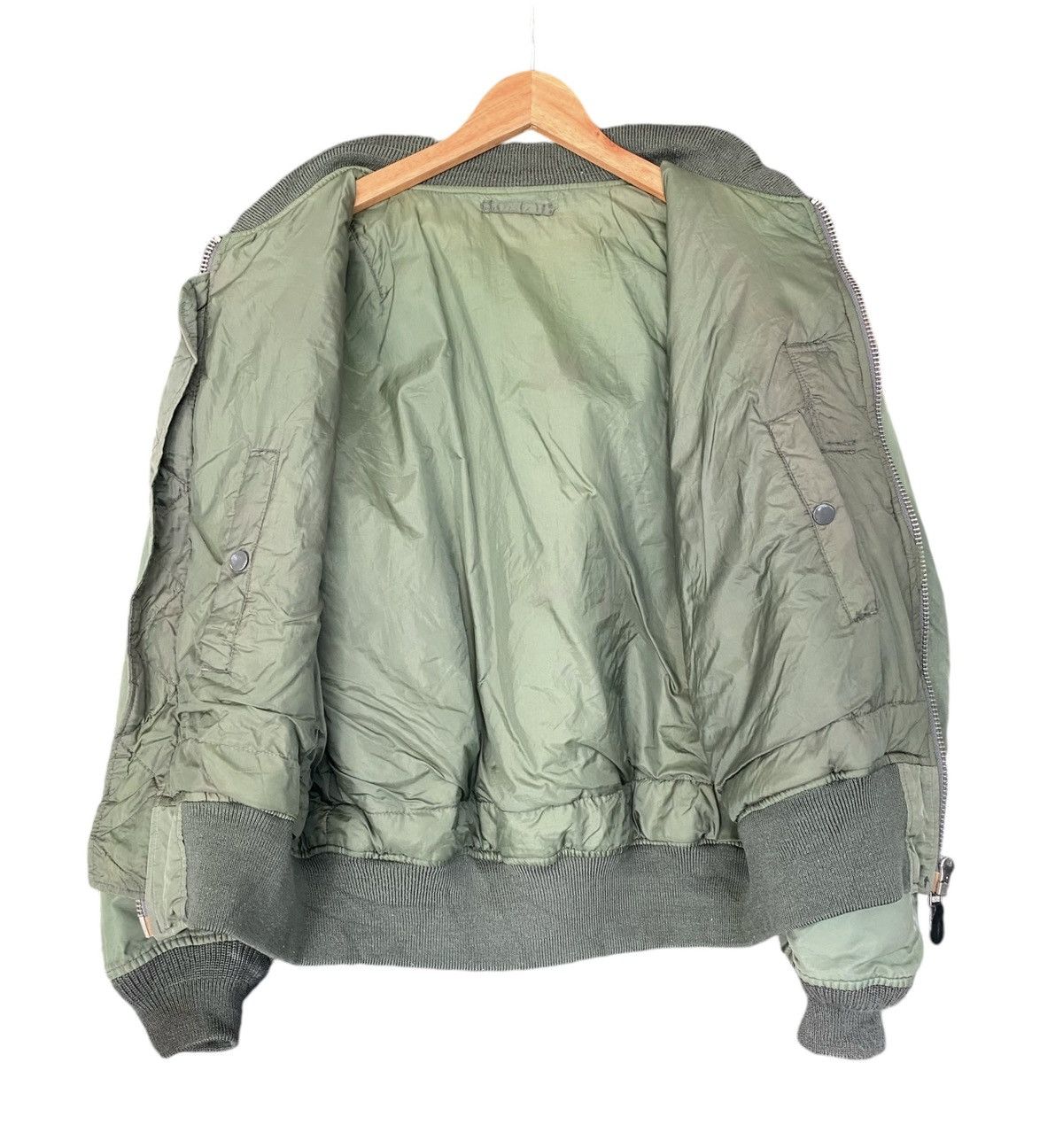 Vintage Vintage🔥MA-1 PRACT Bomber Jacket Size US M / EU 48-50 / 2 - 15 Thumbnail