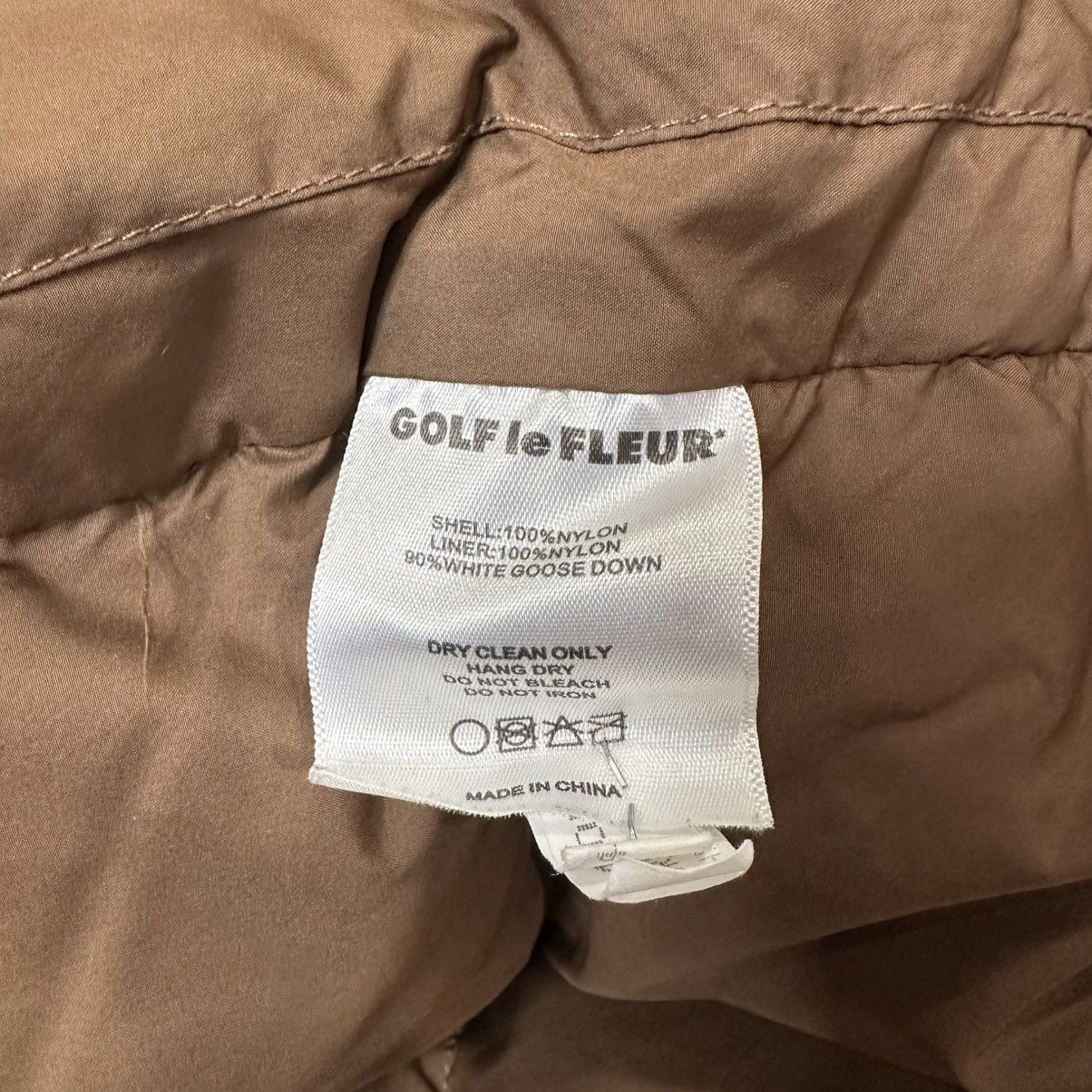Golf le Fleur GOLF Le Fleur Brown Puffer Jacket Size US L / EU 52-54 / 3 - 7 Thumbnail