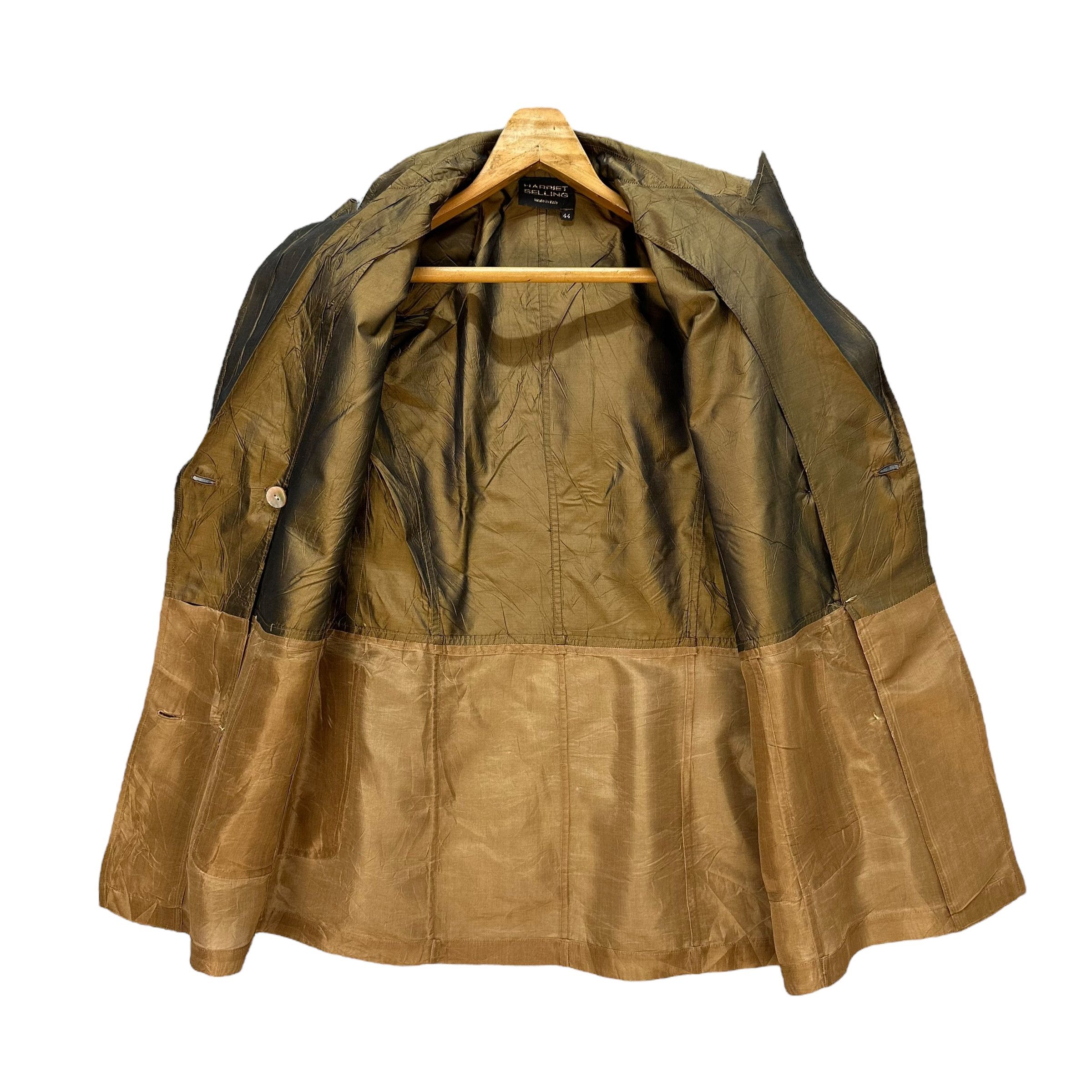 Vintage HARRIET SELLING Double Breasted Lightweight Jacket #A77-1871 Size M / US 6-8 / IT 42-44 - 6 Thumbnail