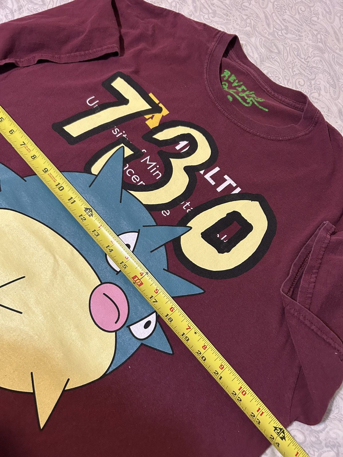 Asspizza Asspizza Gen 2 Pokemon Qwilfish Tee Shirt Burgandy XL Size US XL / EU 56 / 4 - 5 Thumbnail