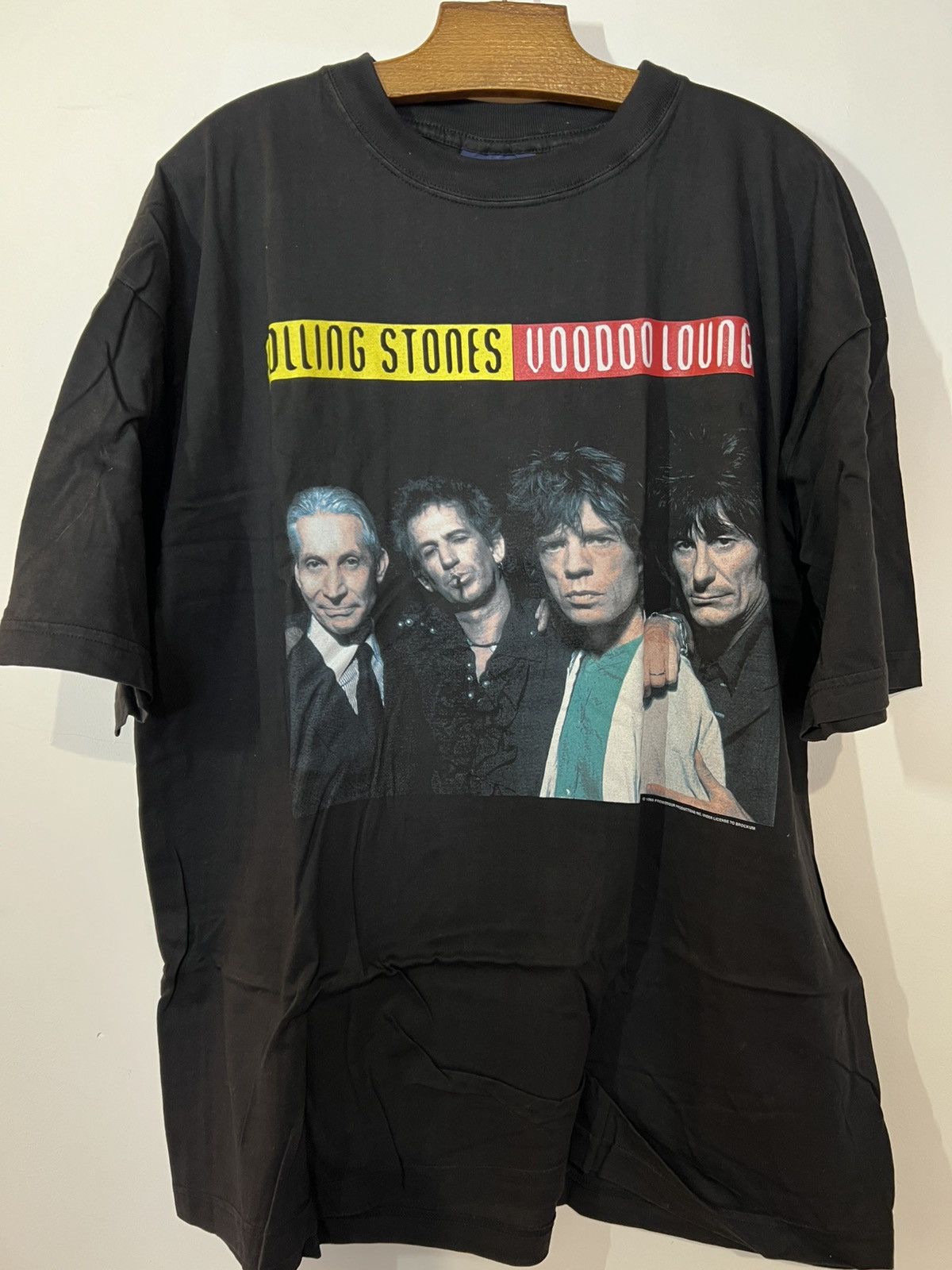 Band Tees Vintage 90s The Rolling Stones voodoo lounge tour shirt Size US XL / EU 56 / 4 - 1 Thumbnail