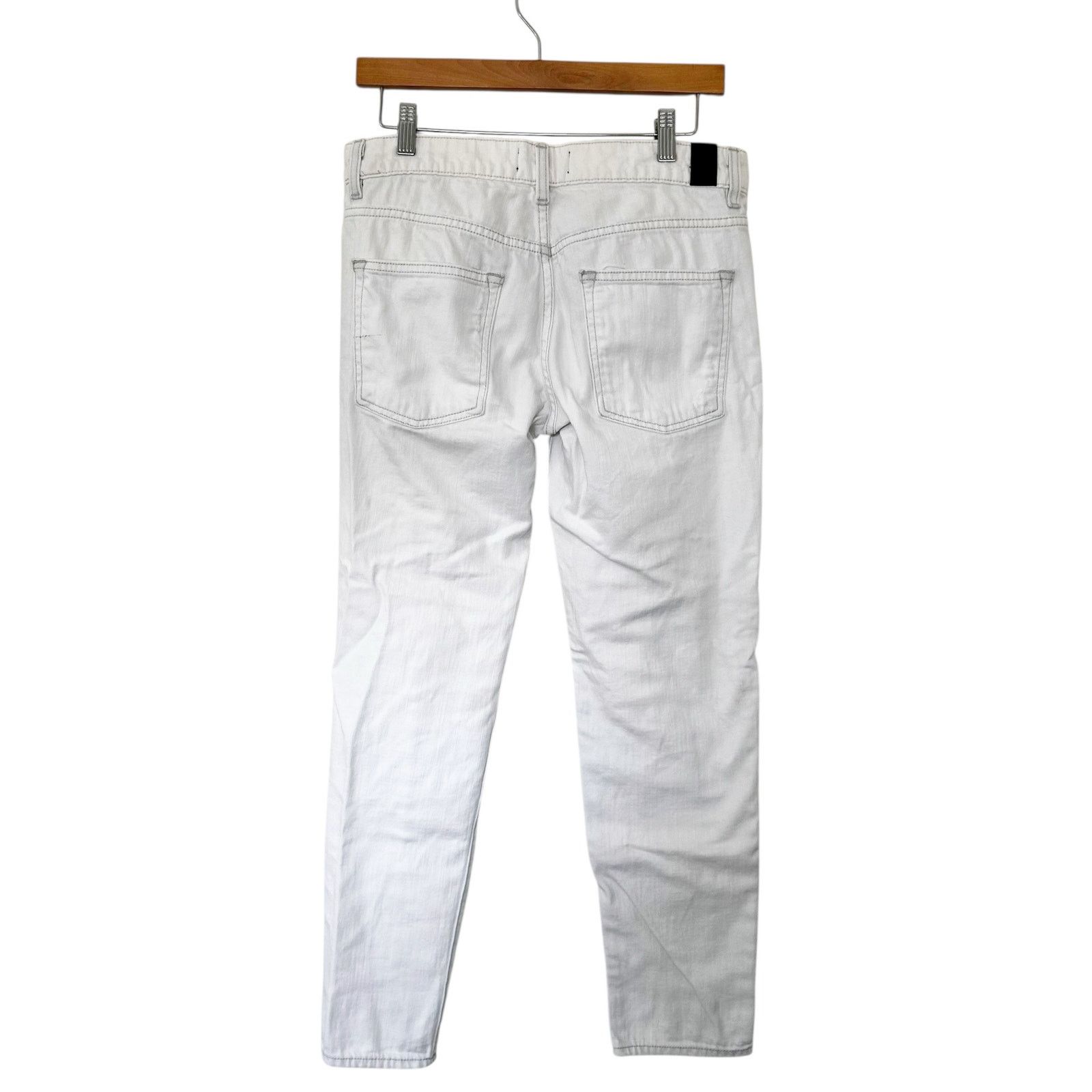 Vince Vince White Relaxed Jeans Sz 27 Size 27" / US 4 / IT 40 - 6 Thumbnail