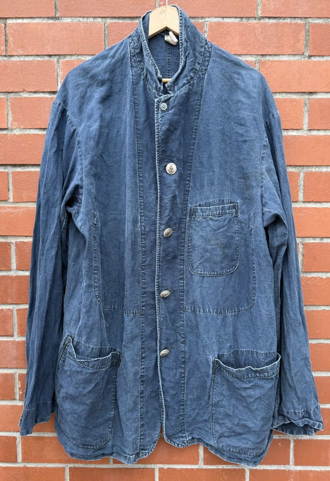 45rpm(umii908)ボレロ 45rpm umii908 七分袖 ボレロ ジャケット linen サイズ1 春新作