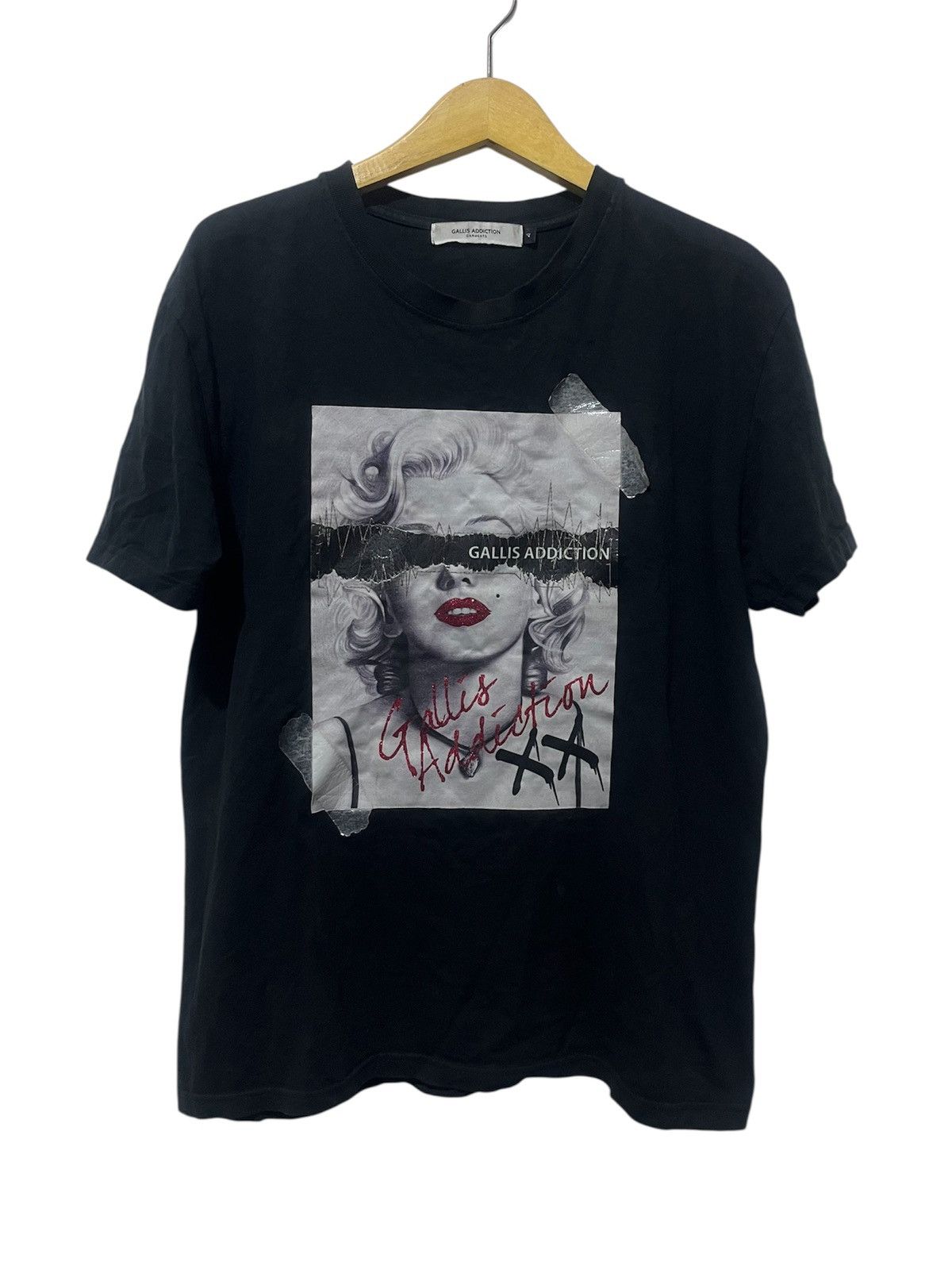 Band Tees Gallis Addiction Marilyn Monroe Streetwear T-Shirt Black Size US L / EU 52-54 / 3 - 1 Thumbnail