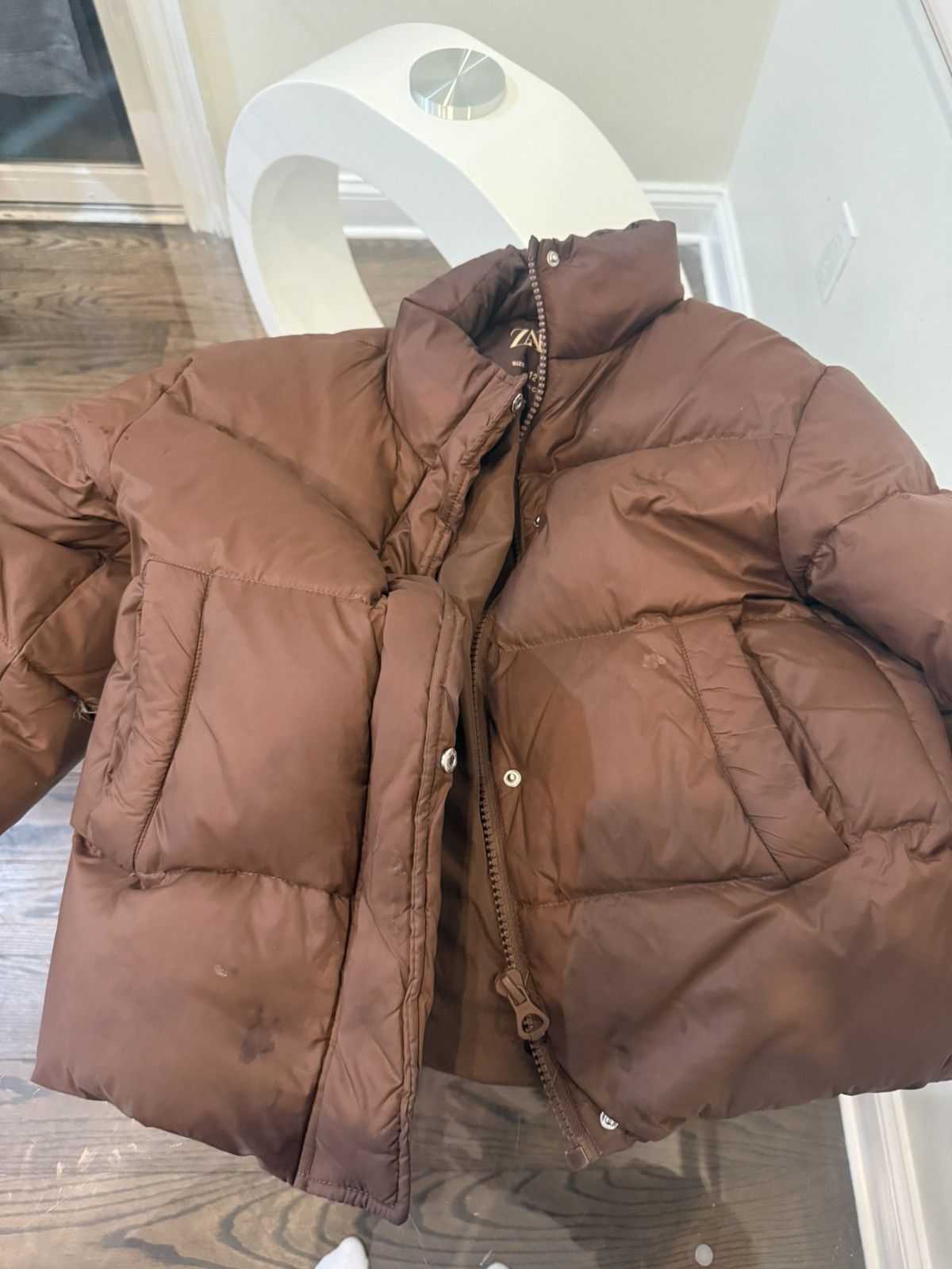 Zara Zara brown puffer Size XS / US 0-2 / IT 36-38 - 1 Thumbnail