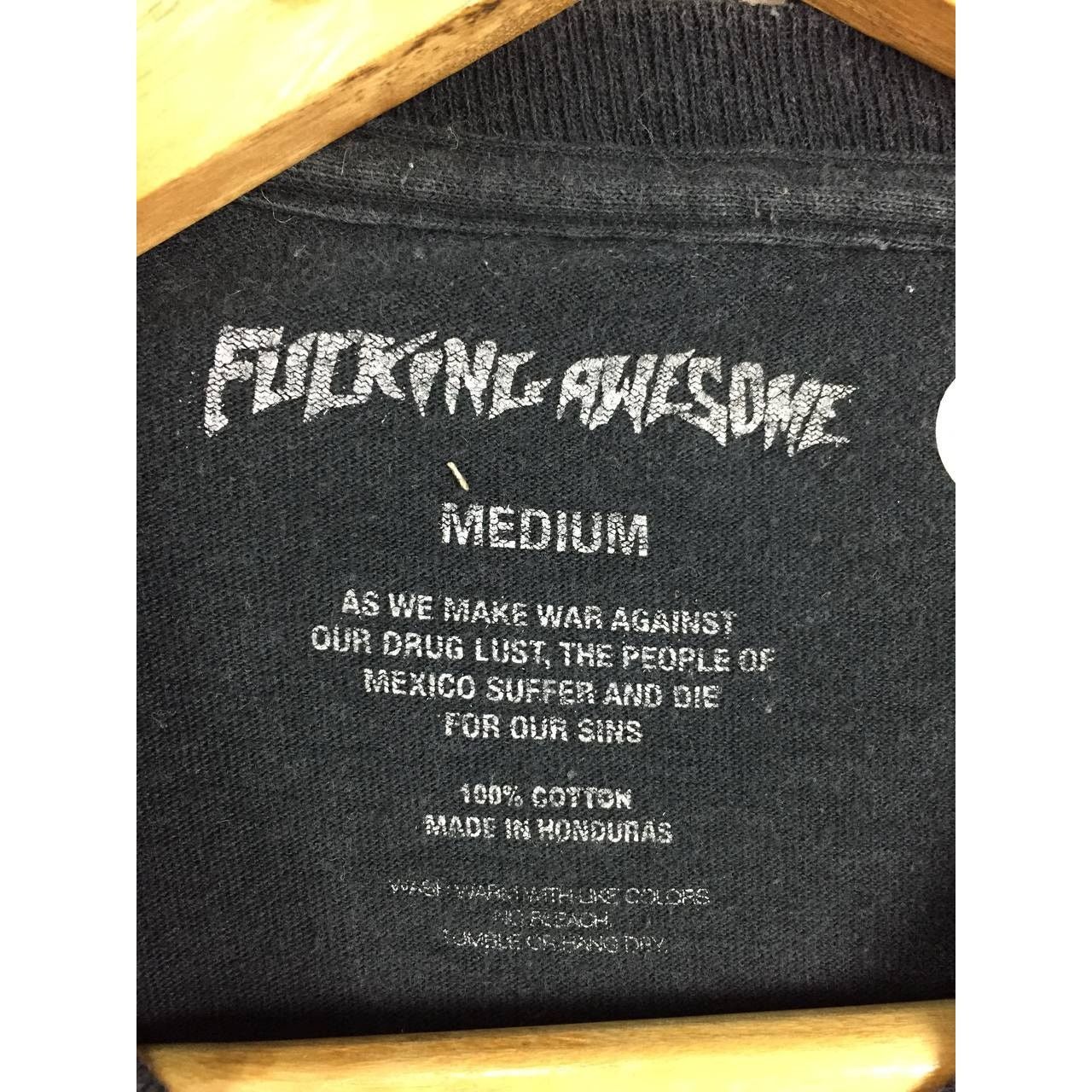 Fucking Awesome Fucking Awesome Skateboards Death In New York Spell Out Tee Size US M / EU 48-50 / 2 - 7 Thumbnail